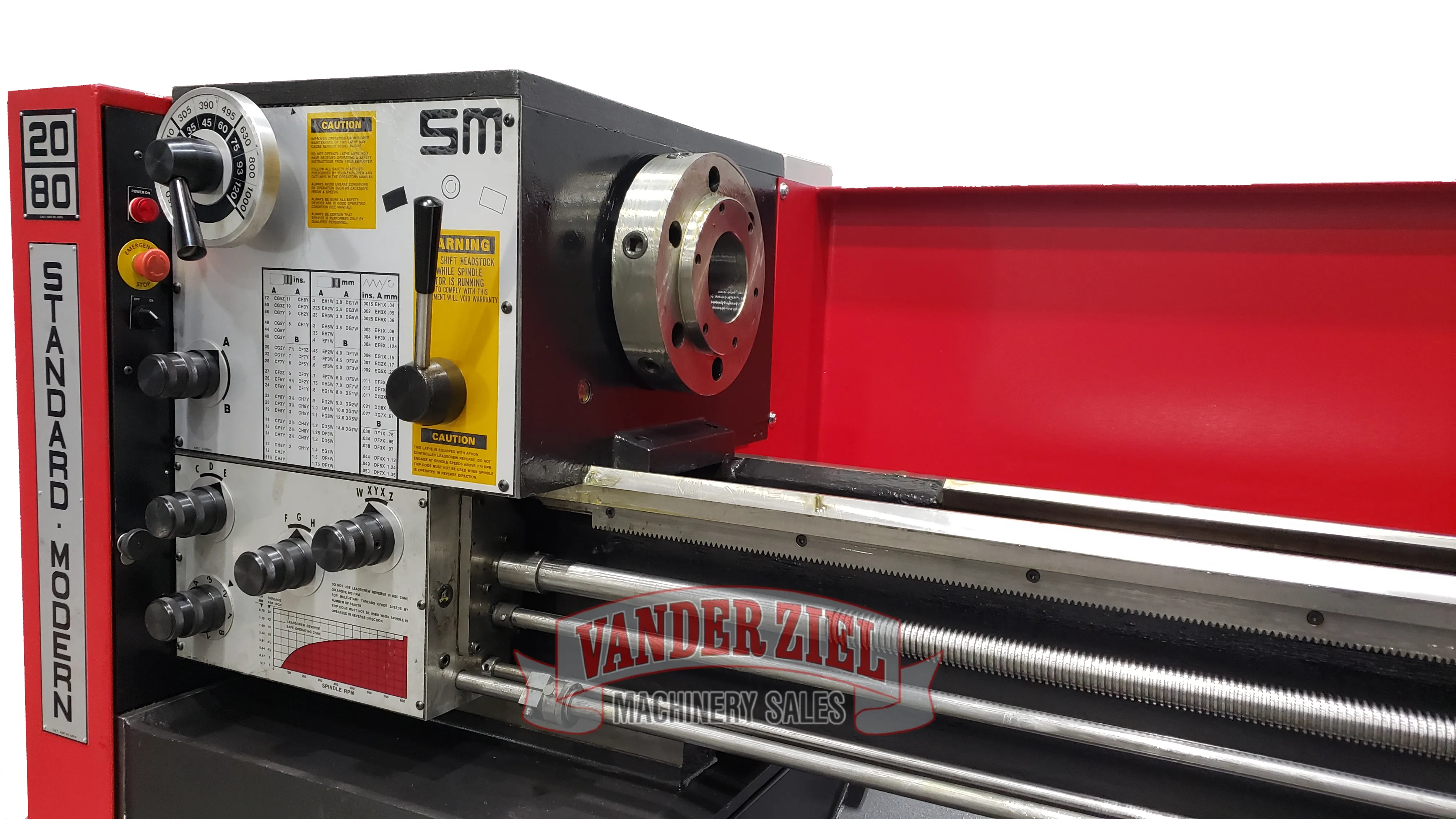 Standard Modern 20" x 80" Lathe, Model 2080 - NEW - Prefetch Image 29158