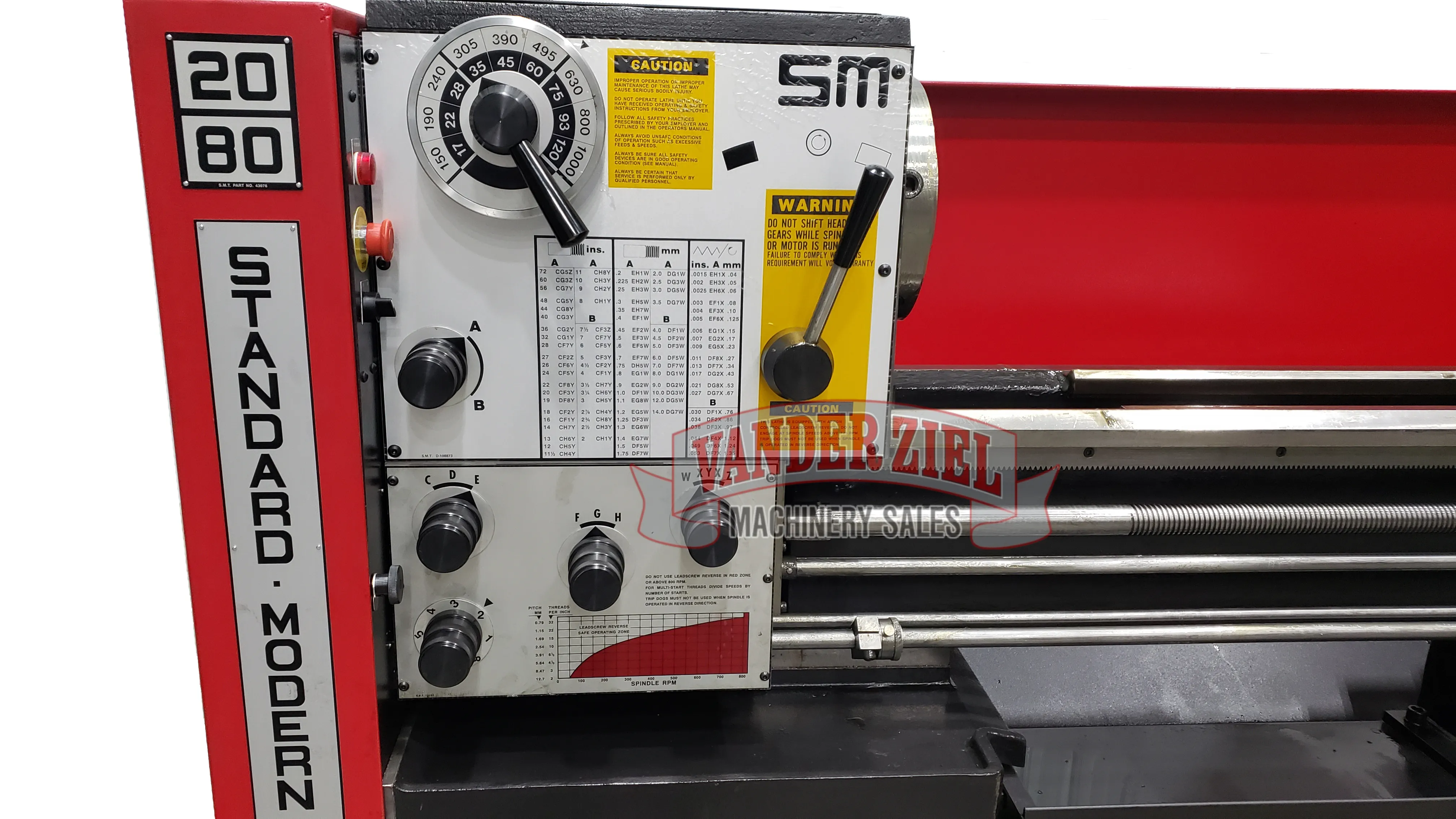 Standard Modern 20" x 80" Lathe, Model 2080 - NEW - Prefetch Image 29162