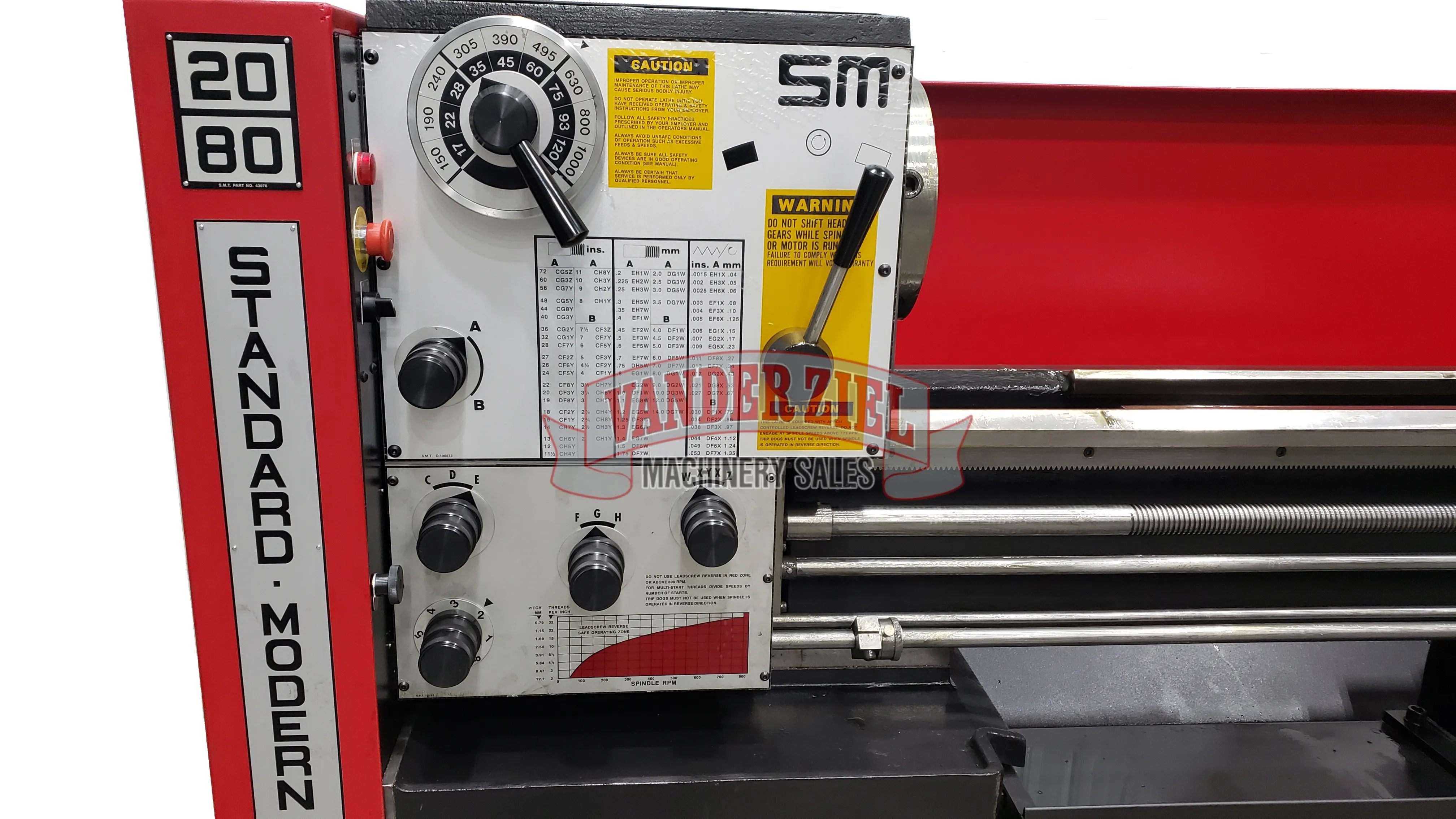 Standard Modern 20" x 80" Lathe, Model 2080 - NEW - Prefetch Image 29163