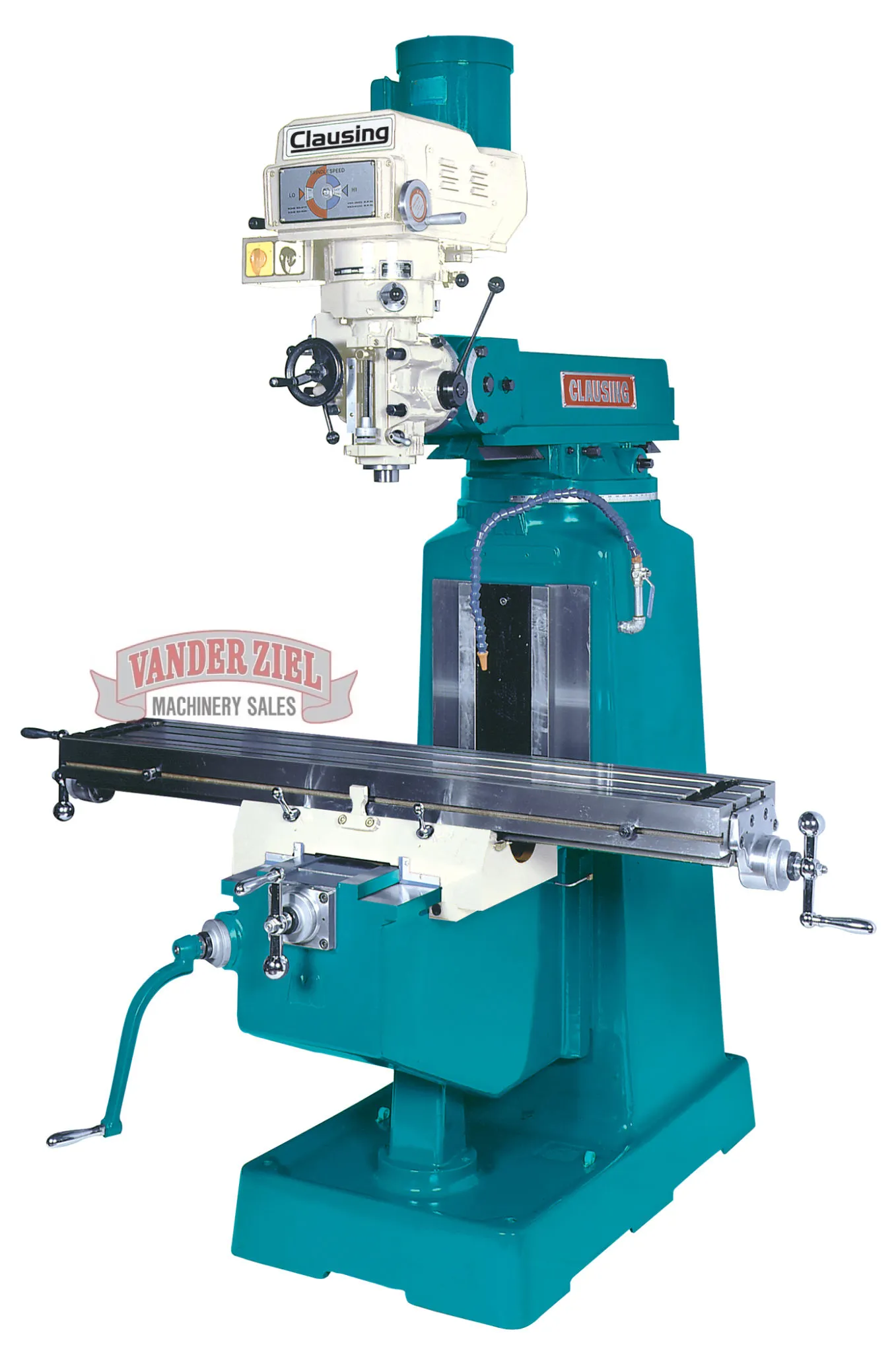 Clausing 3VS Vertical Knee Mill, 10" x 54" Table, 3 HP - NEW - Main Image 1