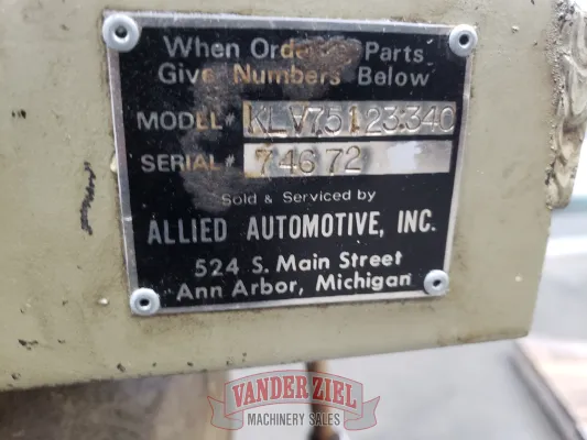 Kellog American 7.5 HP Vertical Air Compressor, Model 340TV - Gallery Thumbnail 3