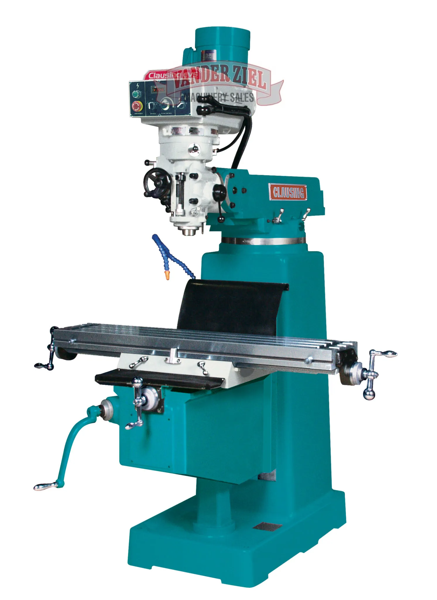 Clausing 500EVS Vertical Knee Mill, 11" x 58" Table, 5 HP - NEW - Main Image 1