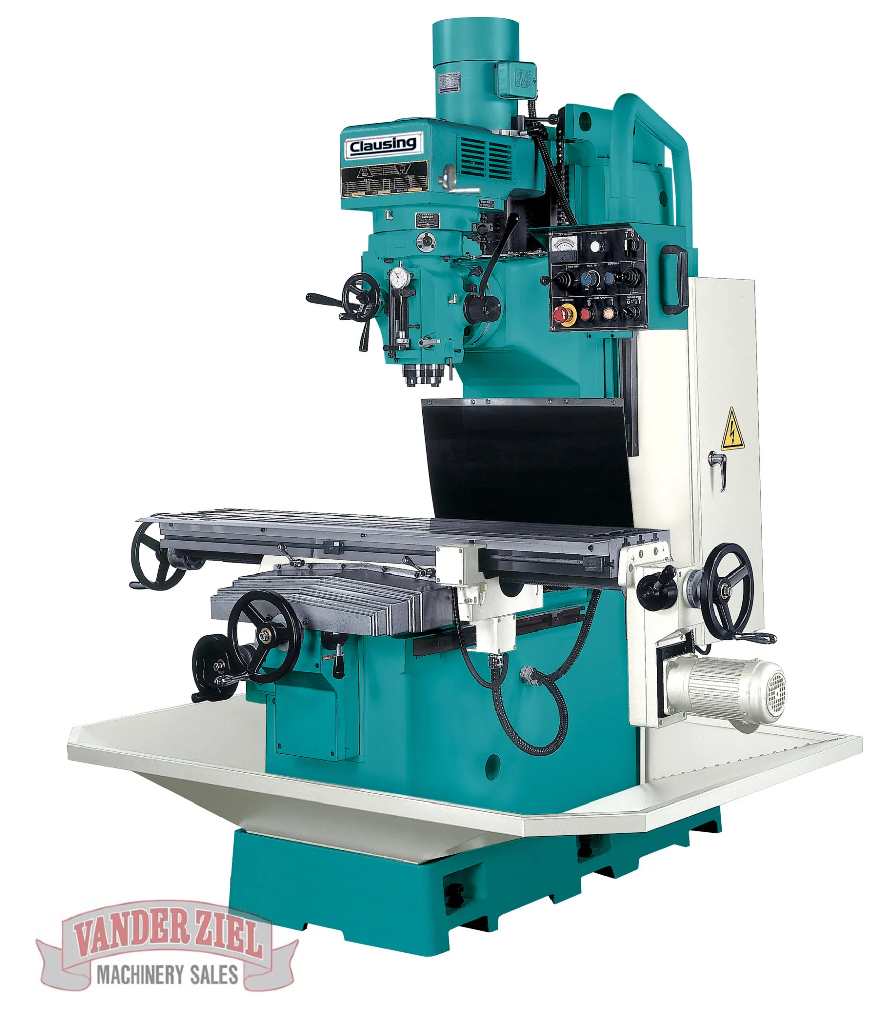 Clausing 4BVSCNC40 Bed Mill, 10" x 54" Table, 5 HP - NEW - Main Image 1
