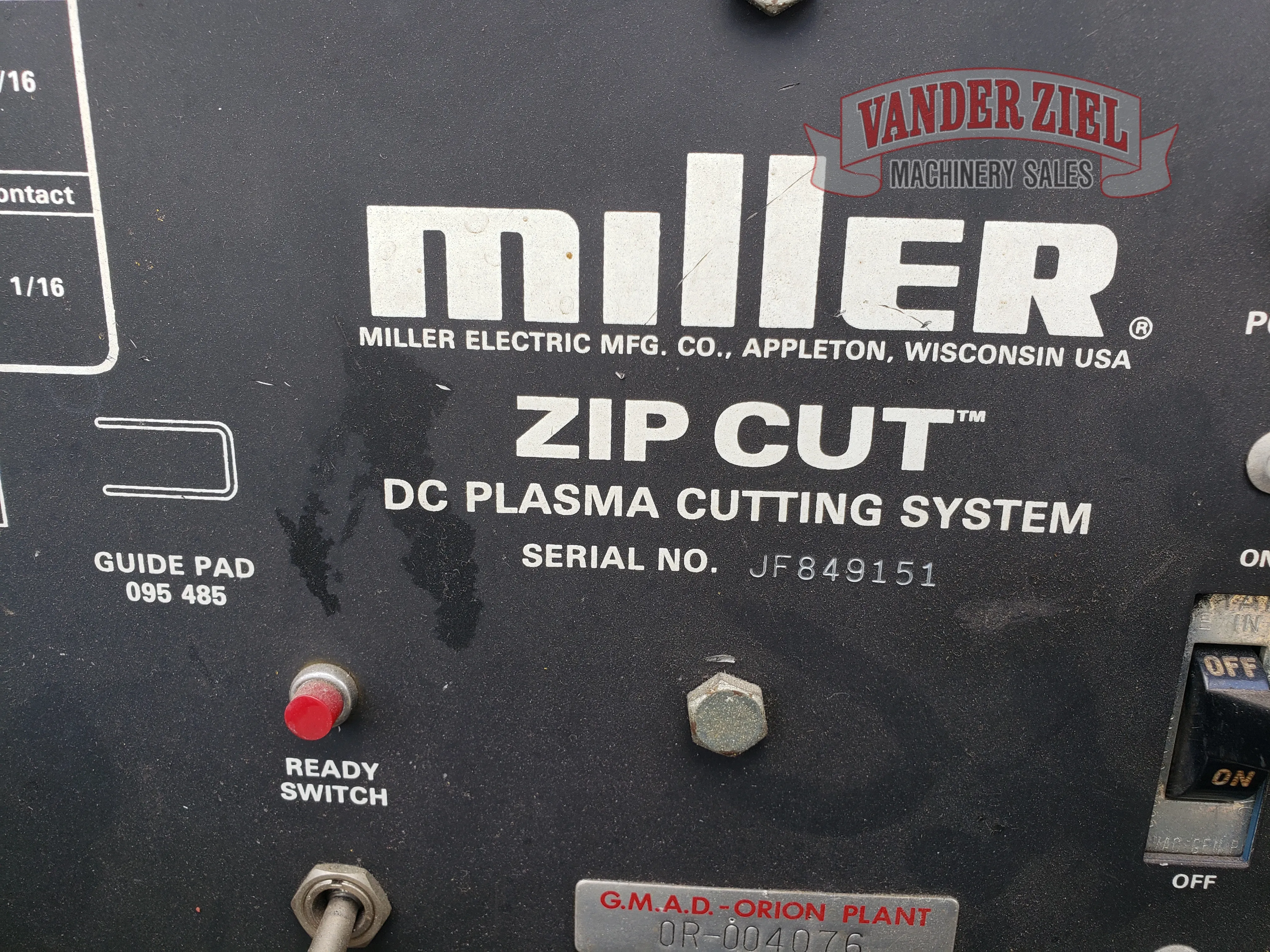 Miller Plasma Cutter - Prefetch Image 29766