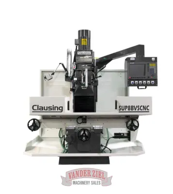 Clausing SUP8BVSCNC/MP Bed Mill, 17" x 62" Table, 7.5 HP - NEW