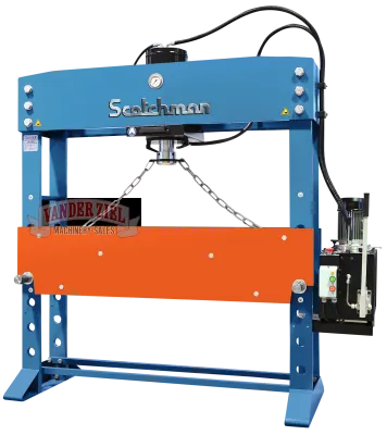 Scotchman 110 Ton Hydraulic Wide H-Frame Press, Model ProPress 110W