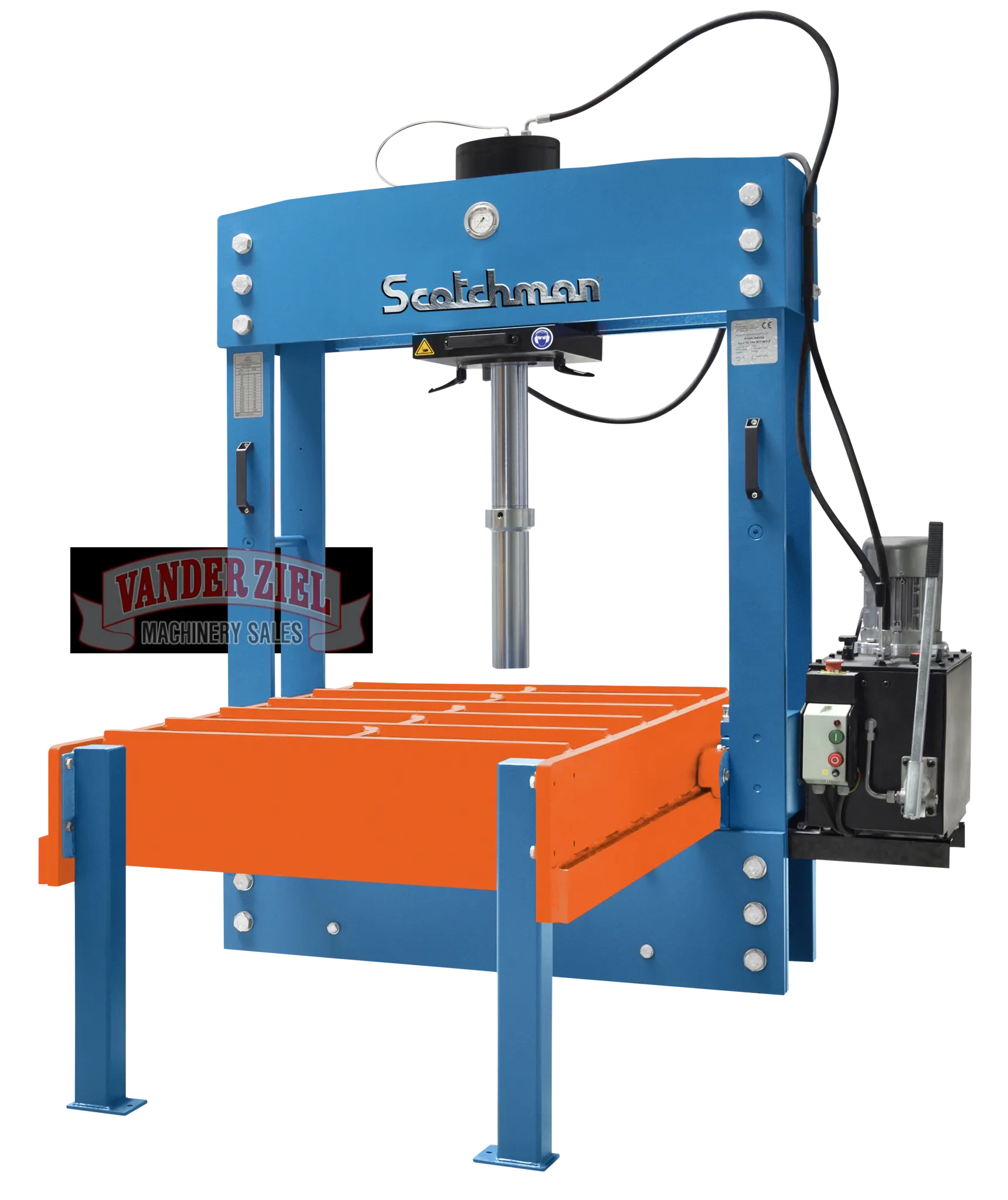 Scotchman 160 Ton Hydraulic H-Frame Press with Moveable Table, Model ProPress 176MT - Main Image 1