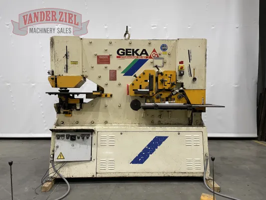 Geka 110 Ton Ironworker, Model Hydracrop 110/80 SD