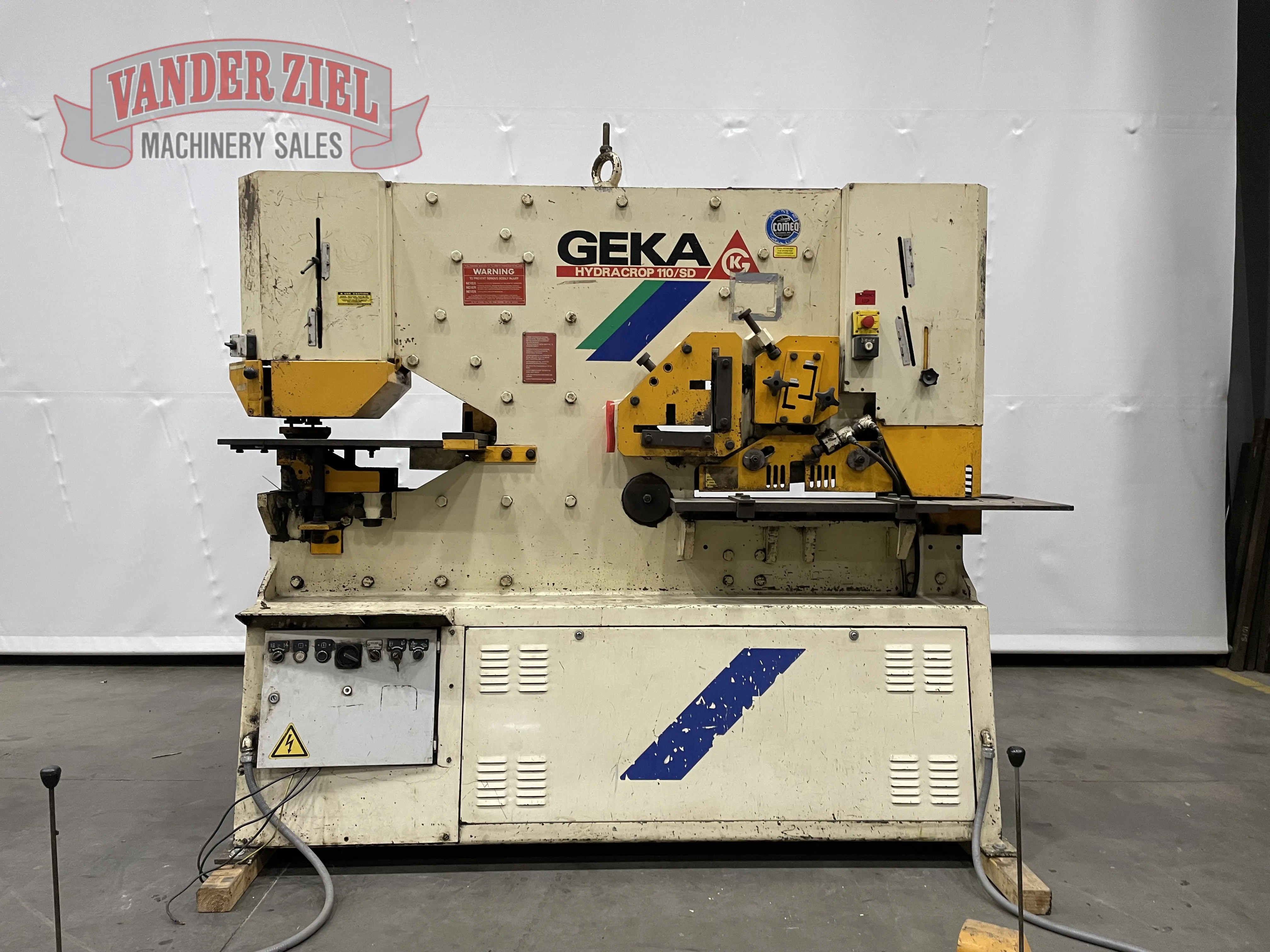 Geka 110 Ton Ironworker, Model Hydracrop 110/80 SD - Main Image 1