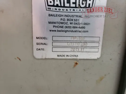 Baileigh HP-160 Punch - Gallery Thumbnail 4
