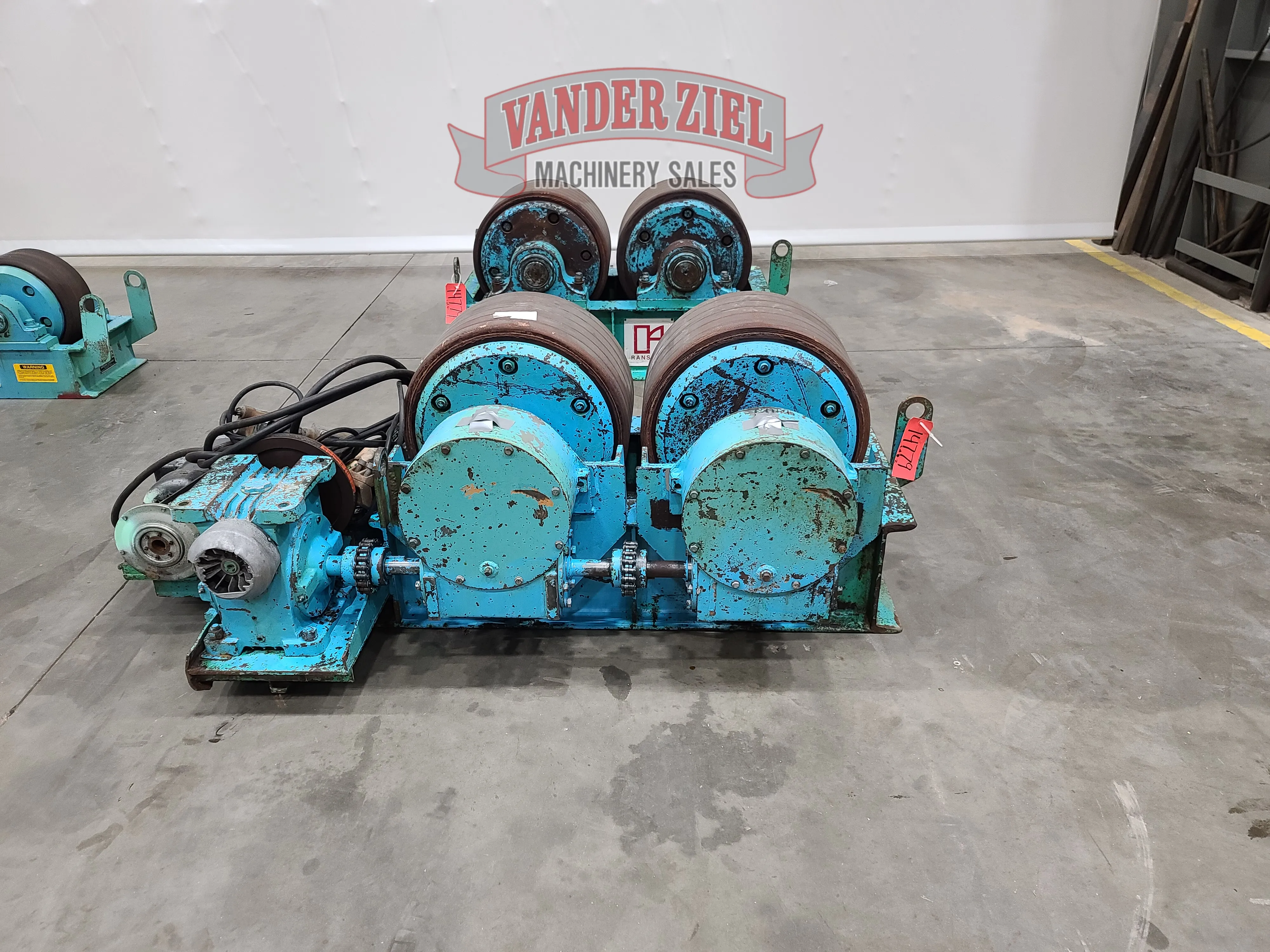 Ransome Micarta 150 Ton Tank Turning Rolls, Model 150 PRM - Main Image 1