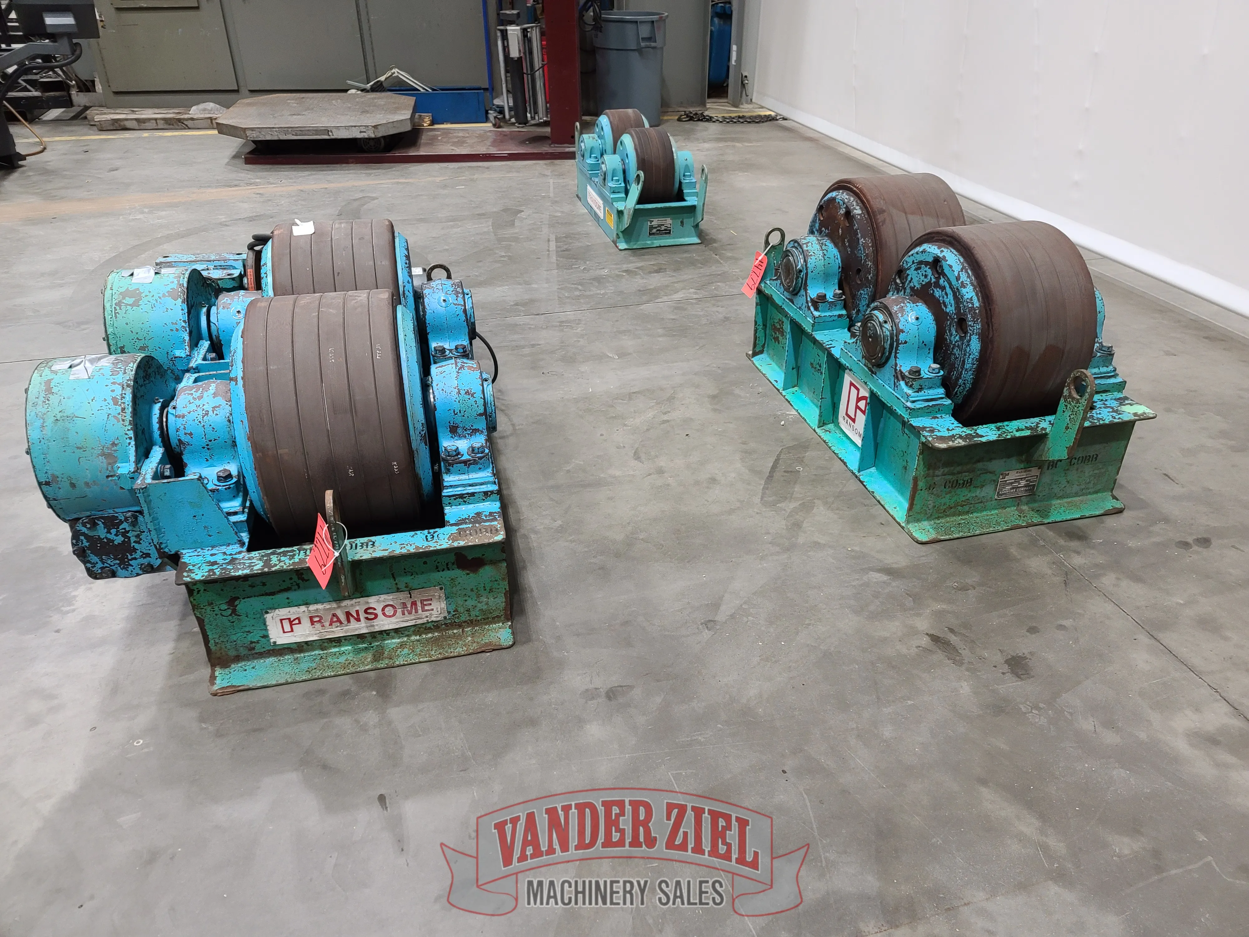 Ransome Micarta 150 Ton Tank Turning Rolls, Model 150 PRM - Prefetch Image 30237