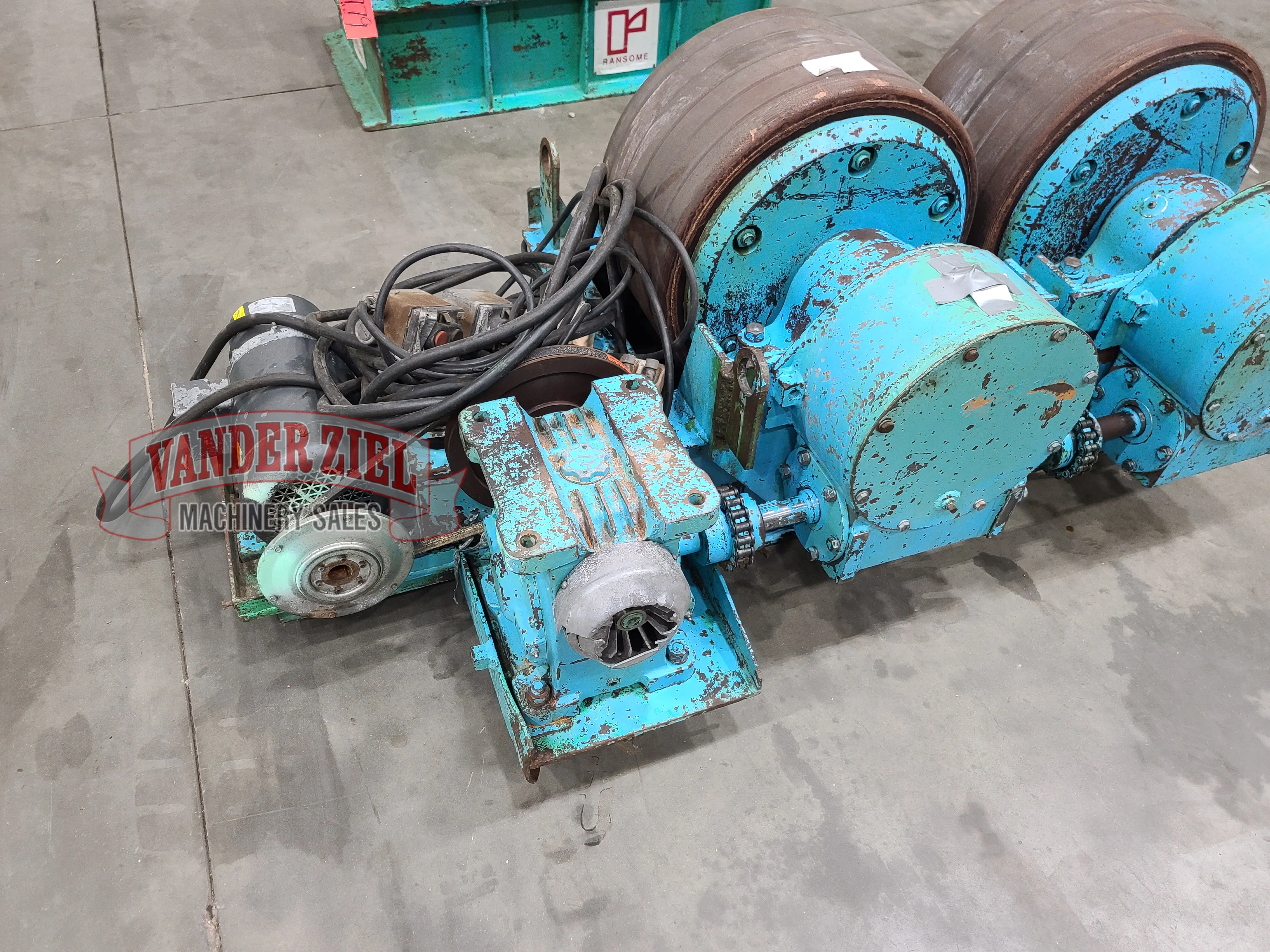 Ransome Micarta 150 Ton Tank Turning Rolls, Model 150 PRM - Prefetch Image 30244