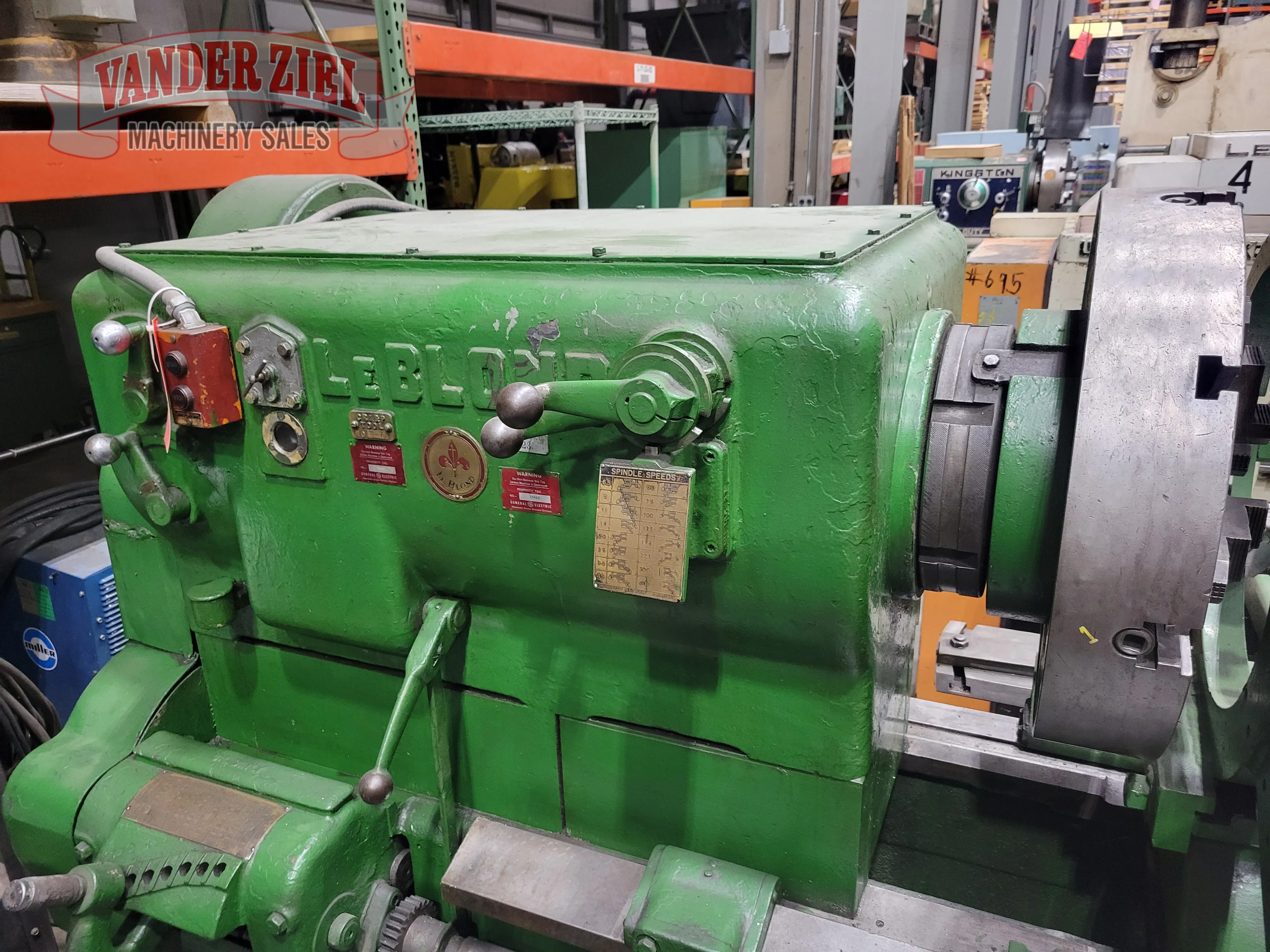 LeBlond 45" x 150" Lathe, 2 1/4" Spindle Bore - Prefetch Image 31113