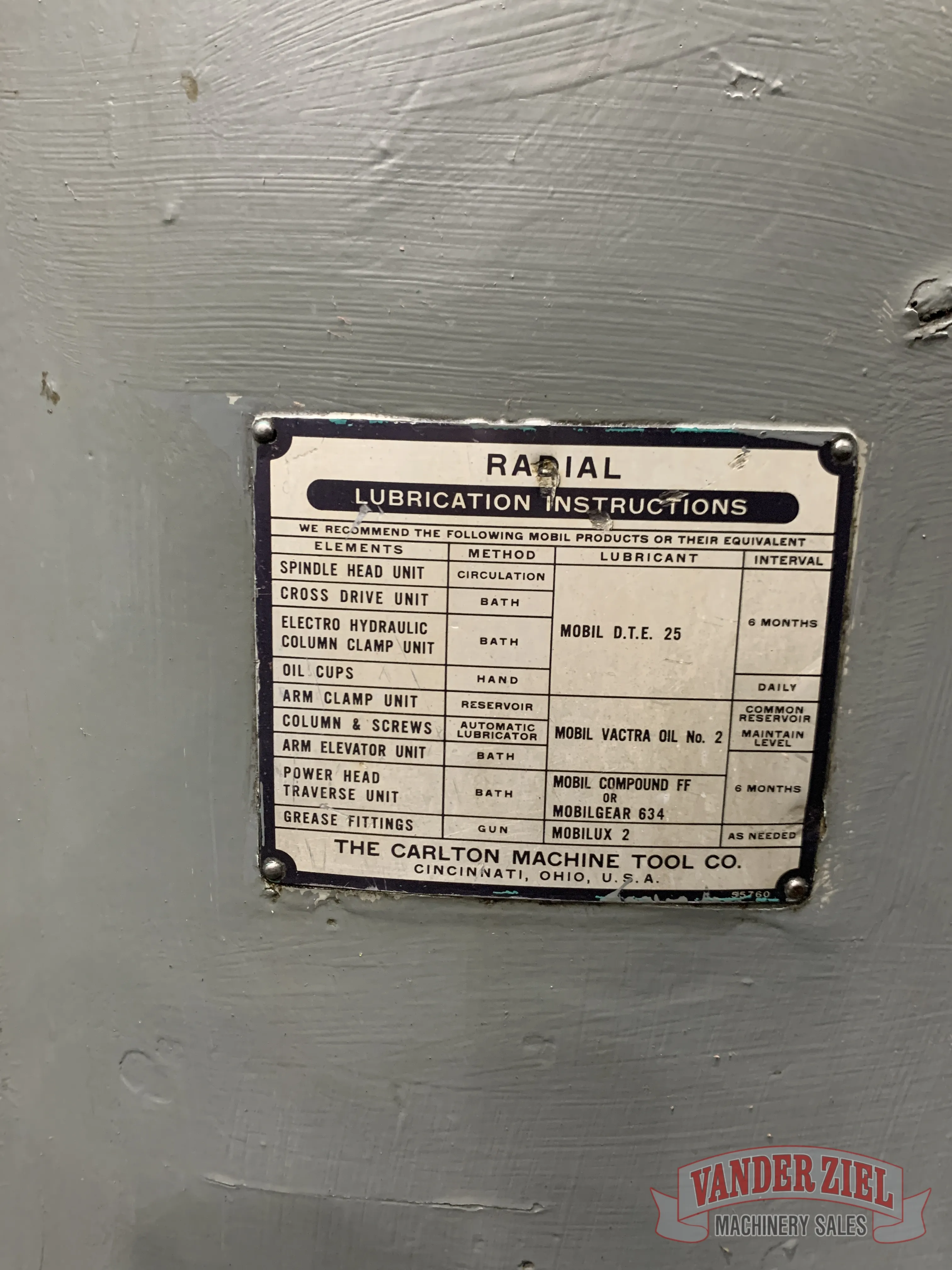 Carlton 12' x 26" Radial Arm Drill, Model 5A - Prefetch Image 31367