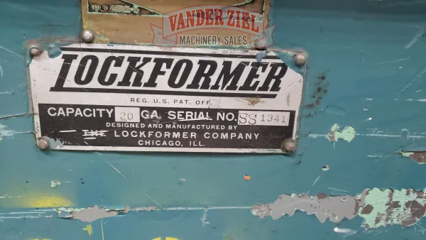 Lockformer 20 GA Rollformer - Gallery Thumbnail 4