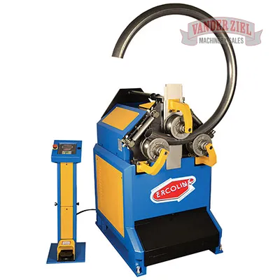Ercolina 3-1/2" Tube Capacity Angle Roll, Hydraulic Programmable Down Feed, Model CE60H3 - NEW