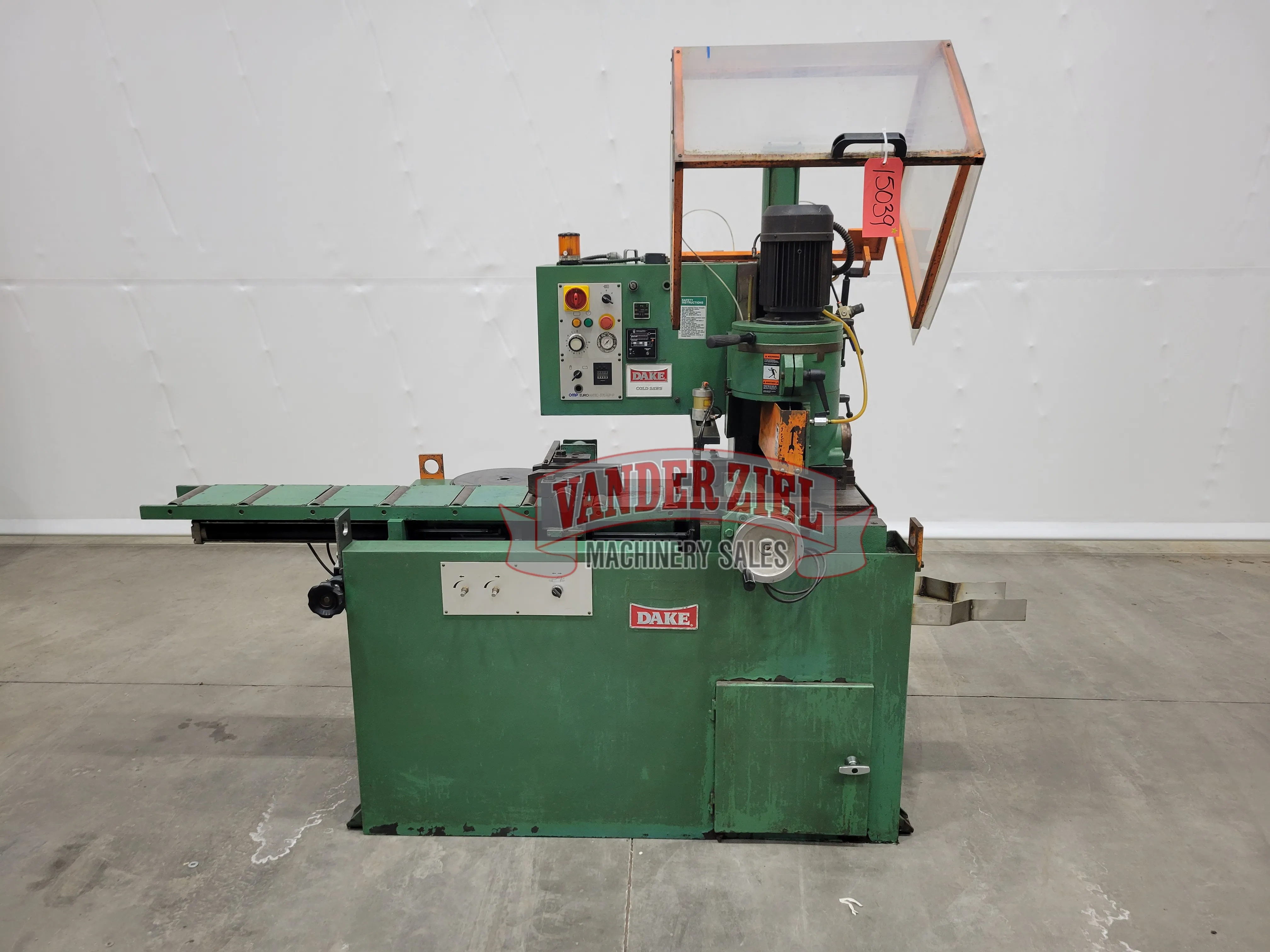 Dake Euromatic 14.5" Blade Cold Saw, Model 370 A/PP - Prefetch Image 31715
