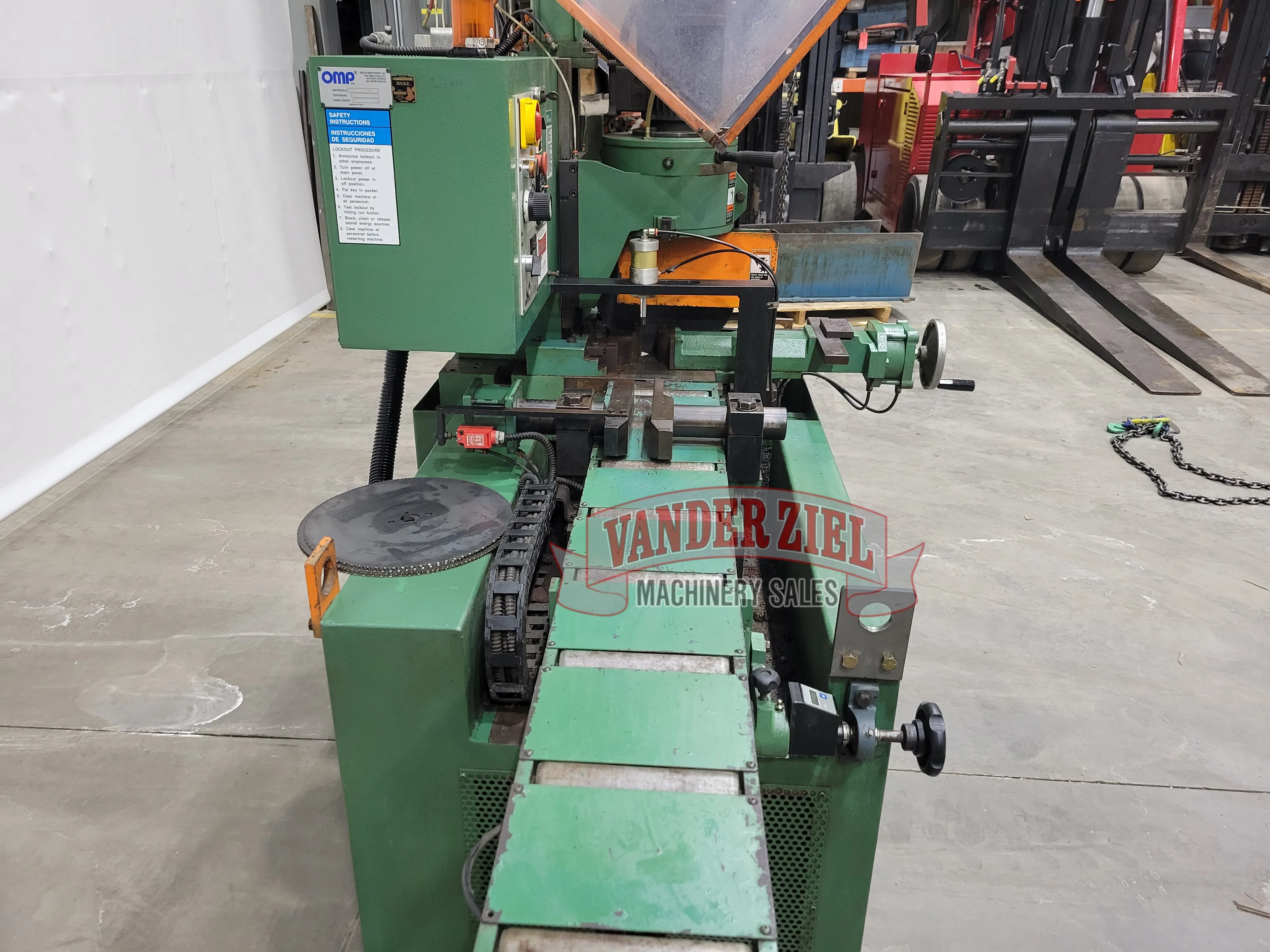 Dake Euromatic 14.5" Blade Cold Saw, Model 370 A/PP - Prefetch Image 31724