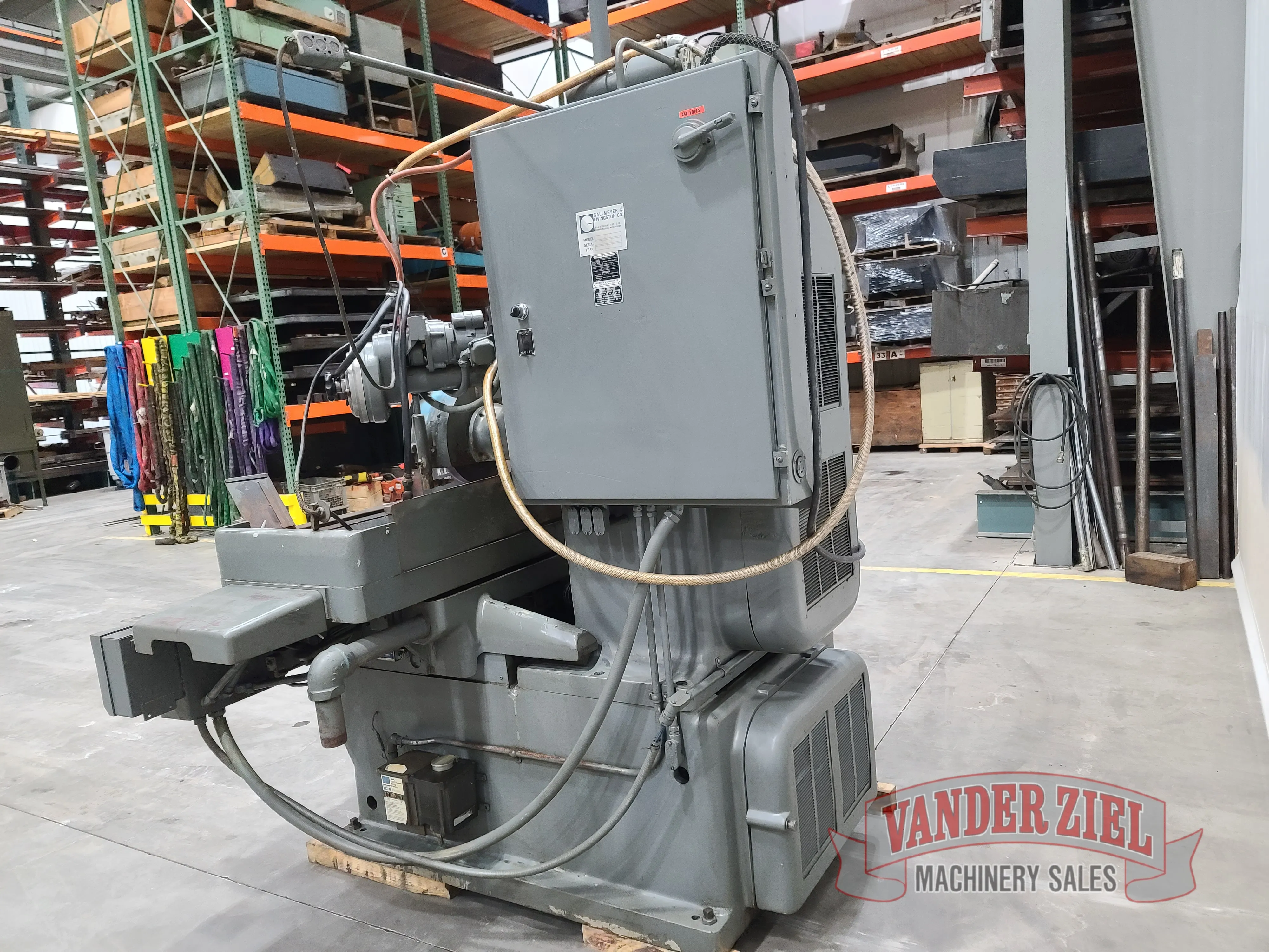 Gallmeyer & Livingston 16” x 24” Hydraulic Grinder, Model 470 - Prefetch Image 31748