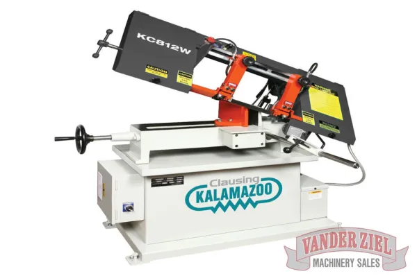 Clausing Kalamazoo 8" x 12" Wet Horizontal Saw, Model KC812W - NEW