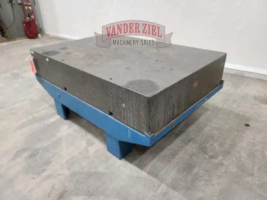 Herman 4' x 8' x 12" Black Granite Surface Plate - Gallery Thumbnail 2