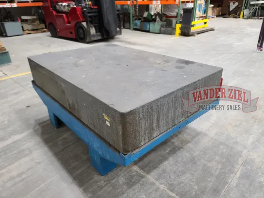 Herman 4' x 8' x 12" Black Granite Surface Plate - Gallery Thumbnail 3