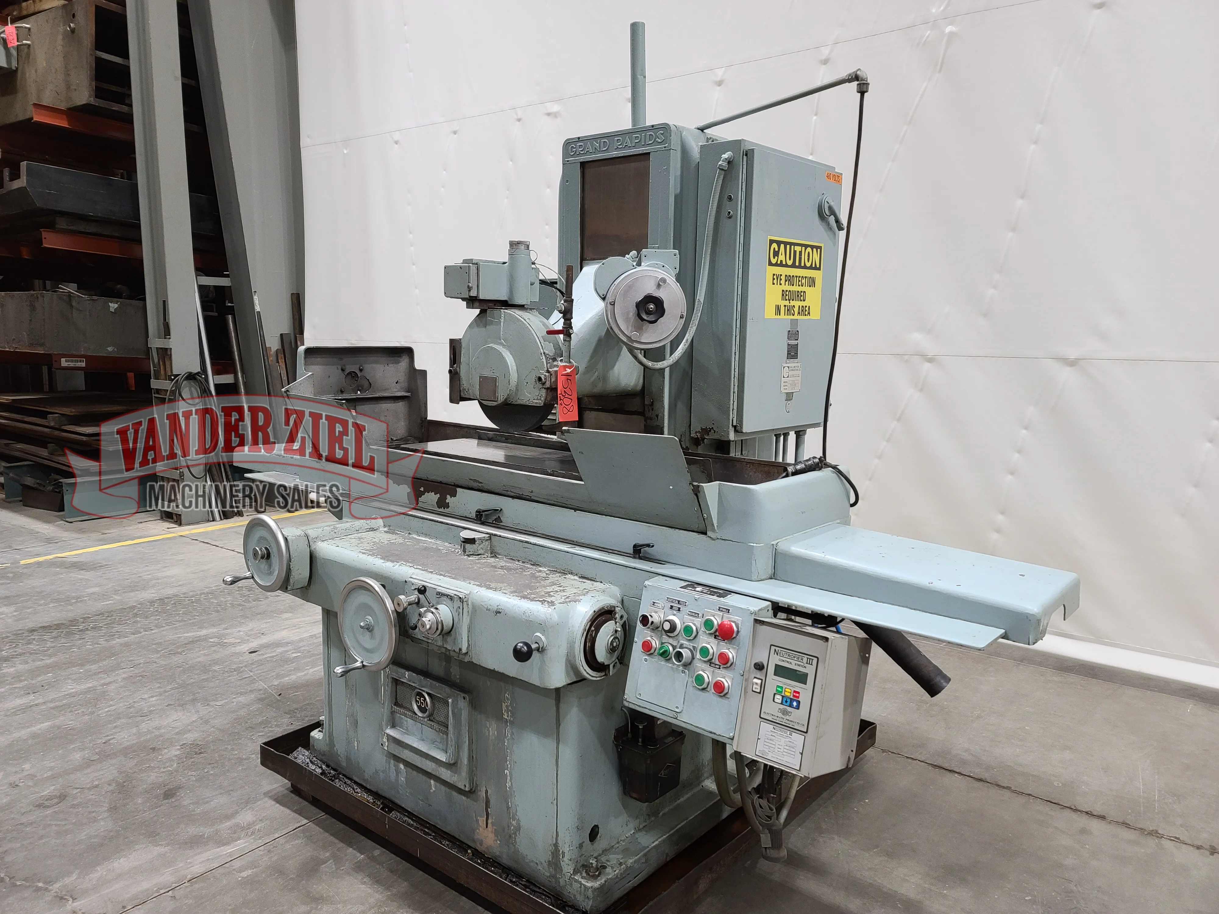 Gallmeyer & Livingston 12” x 36” Hydraulic Grinder, Model 550 - Prefetch Image 32905
