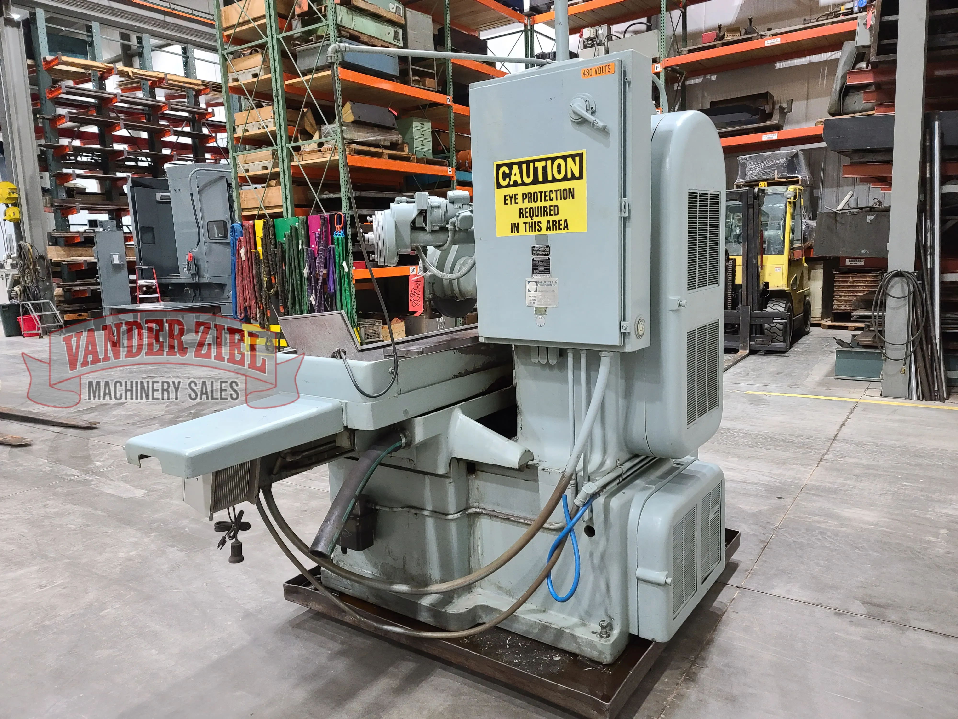 Gallmeyer & Livingston 12” x 36” Hydraulic Grinder, Model 550 - Prefetch Image 32906