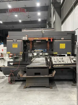 HE&M 25” x 30” Dual Post Column Horizontal Saw, Model F160LM-60