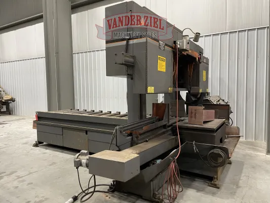 HE&M 25” x 30” Dual Post Column Horizontal Saw, Model F160LM-60 - Gallery Thumbnail 2