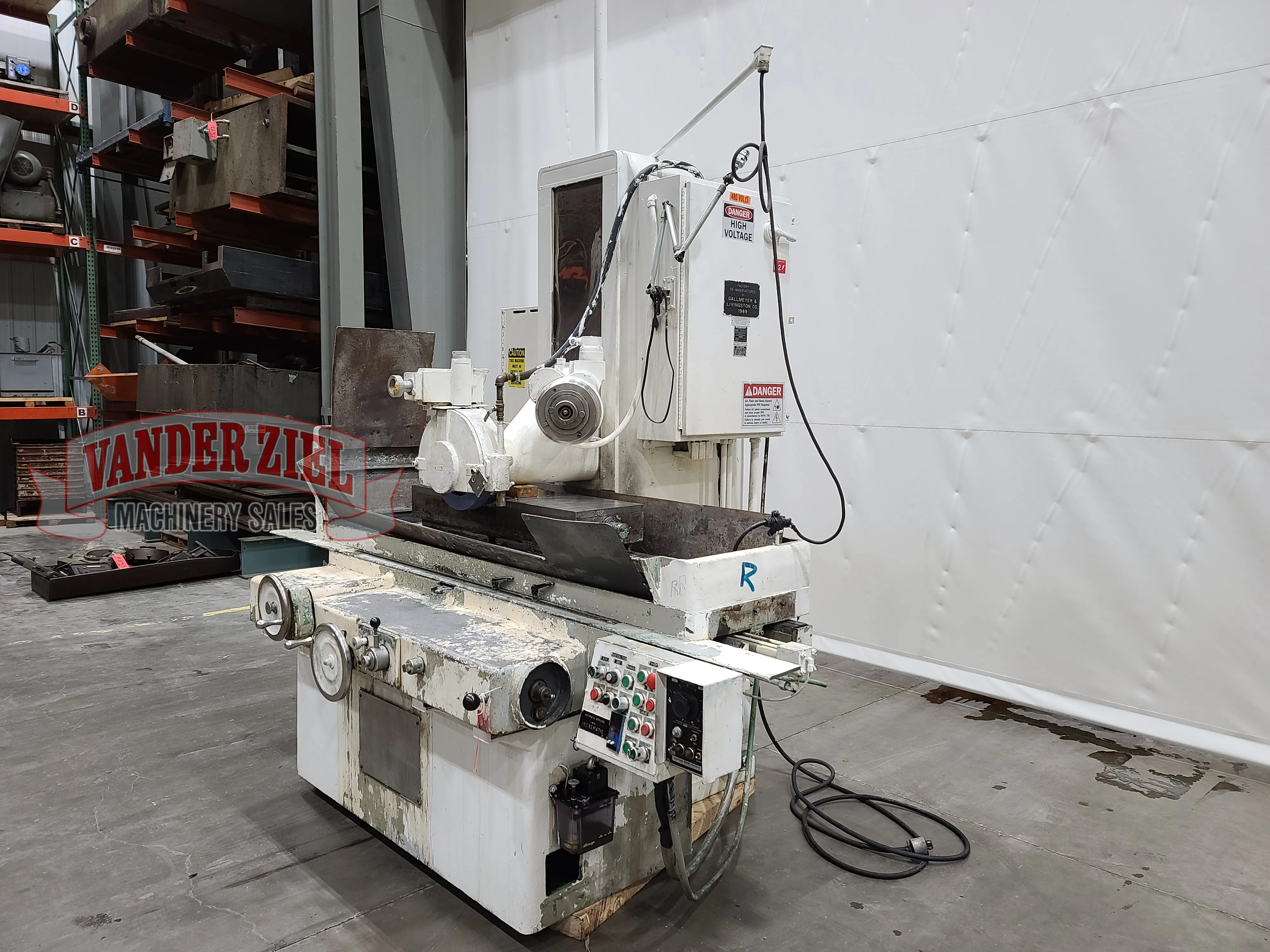 Gallmeyer & Livingston 16” x 48” Hydraulic Grinder, Model 670 - Prefetch Image 33149