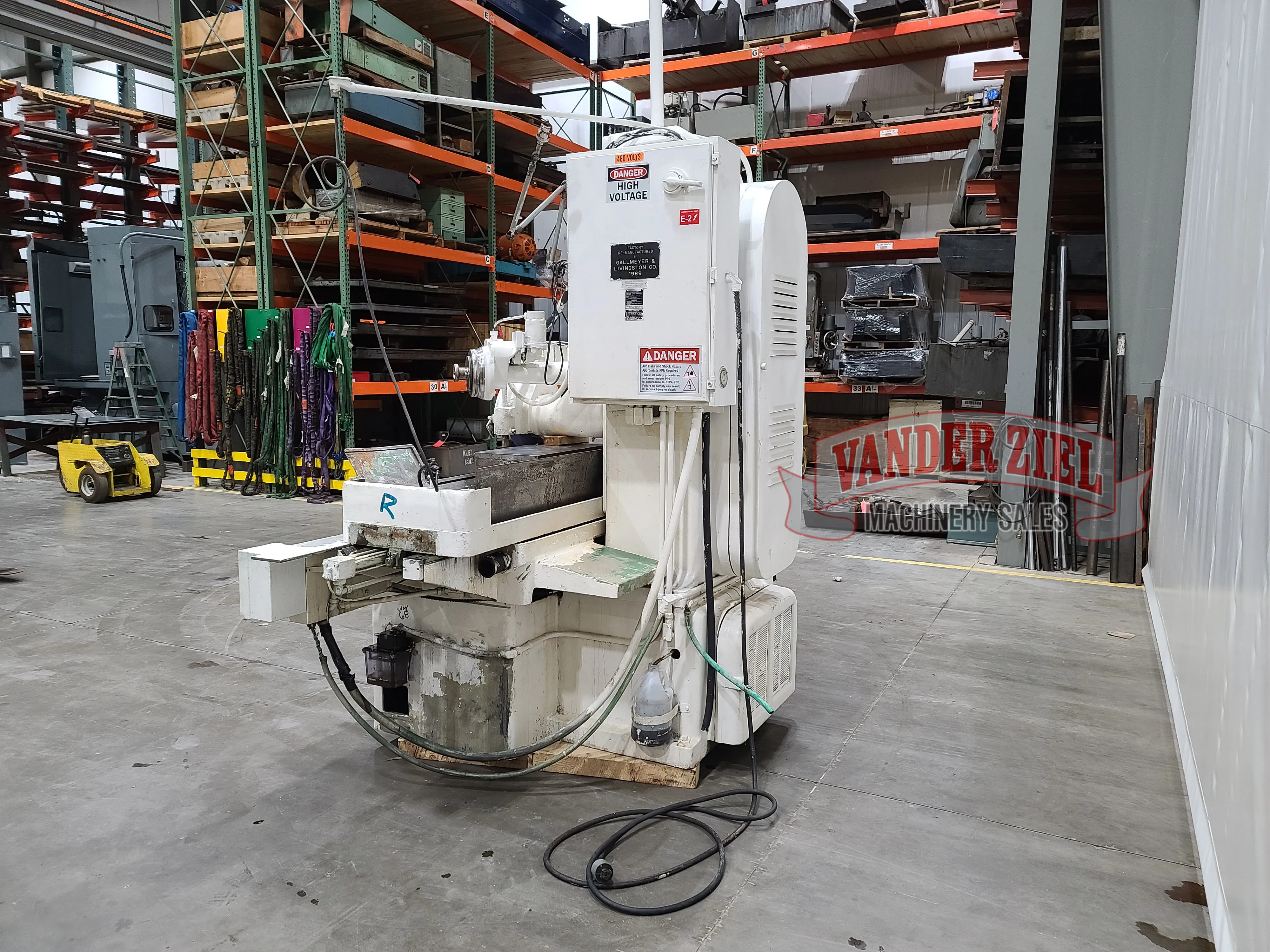 Gallmeyer & Livingston 16” x 48” Hydraulic Grinder, Model 670 - Prefetch Image 33150
