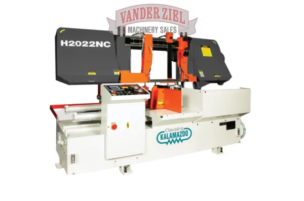 Clausing Kalamazoo 22" x 20.5" Automatic NC Twin Column Horizontal Saw, Model H2022NC - NEW