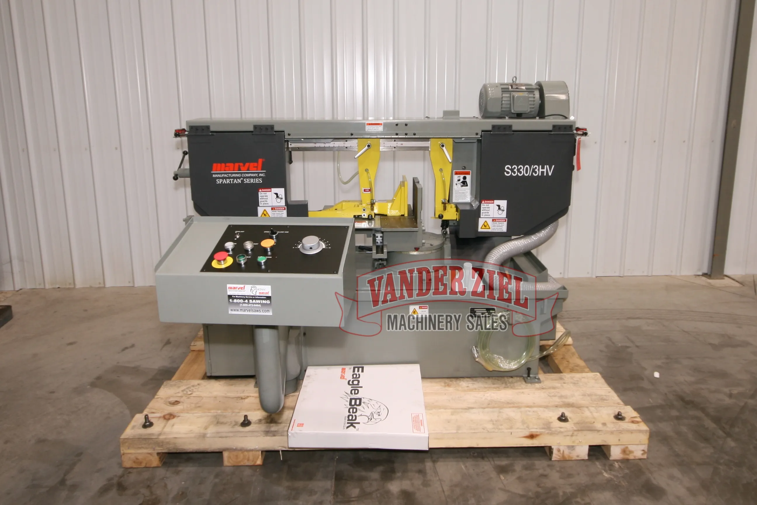Amada Marvel Hercules 12" x 18" Horizontal Swivel Saw, Model S330/3-HV - NEW - Main Image 1