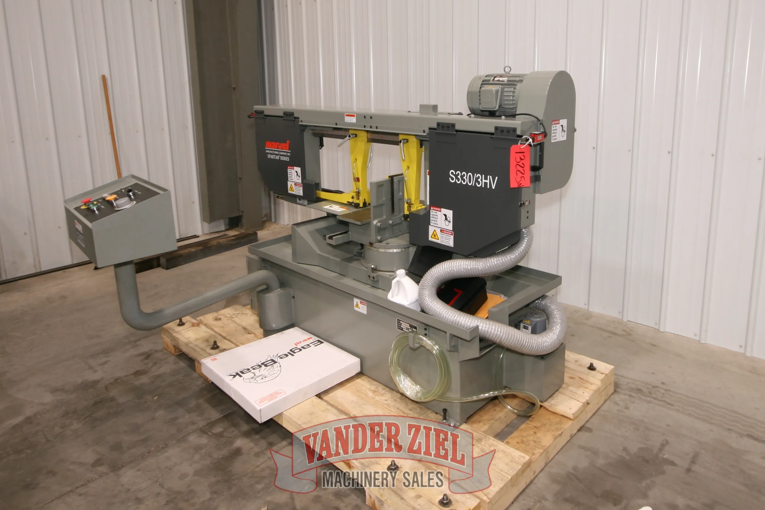 Amada Marvel Hercules 12" x 18" Horizontal Swivel Saw, Model S330/3-HV - NEW - Prefetch Image 33247