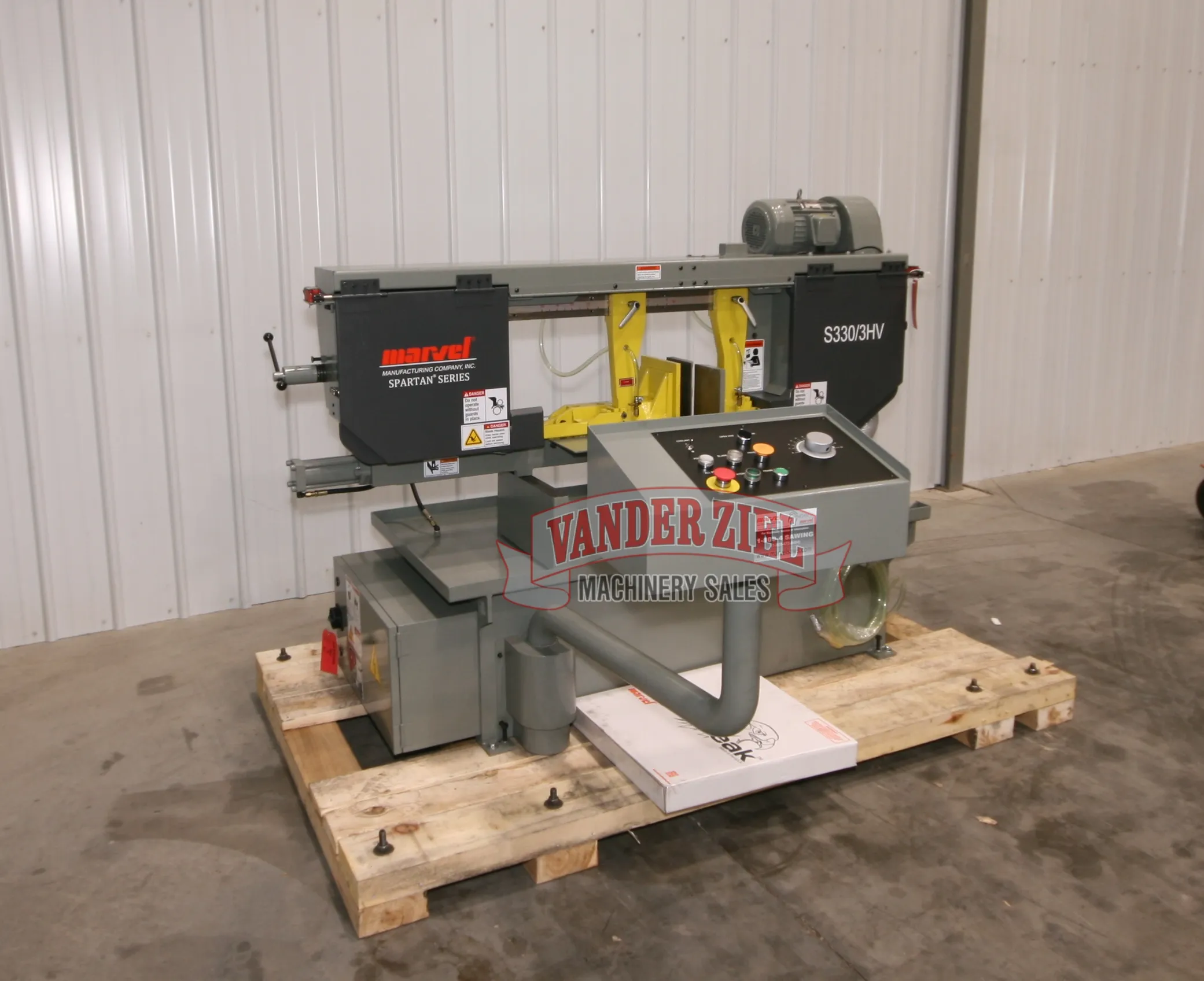 Amada Marvel Hercules 12" x 18" Horizontal Swivel Saw, Model S330/3-HV - NEW - Prefetch Image 33250