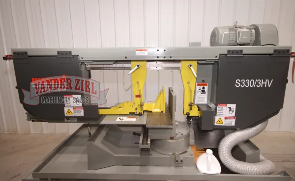 Amada Marvel Hercules 12" x 18" Horizontal Swivel Saw, Model S330/3-HV - NEW - Gallery Thumbnail 6