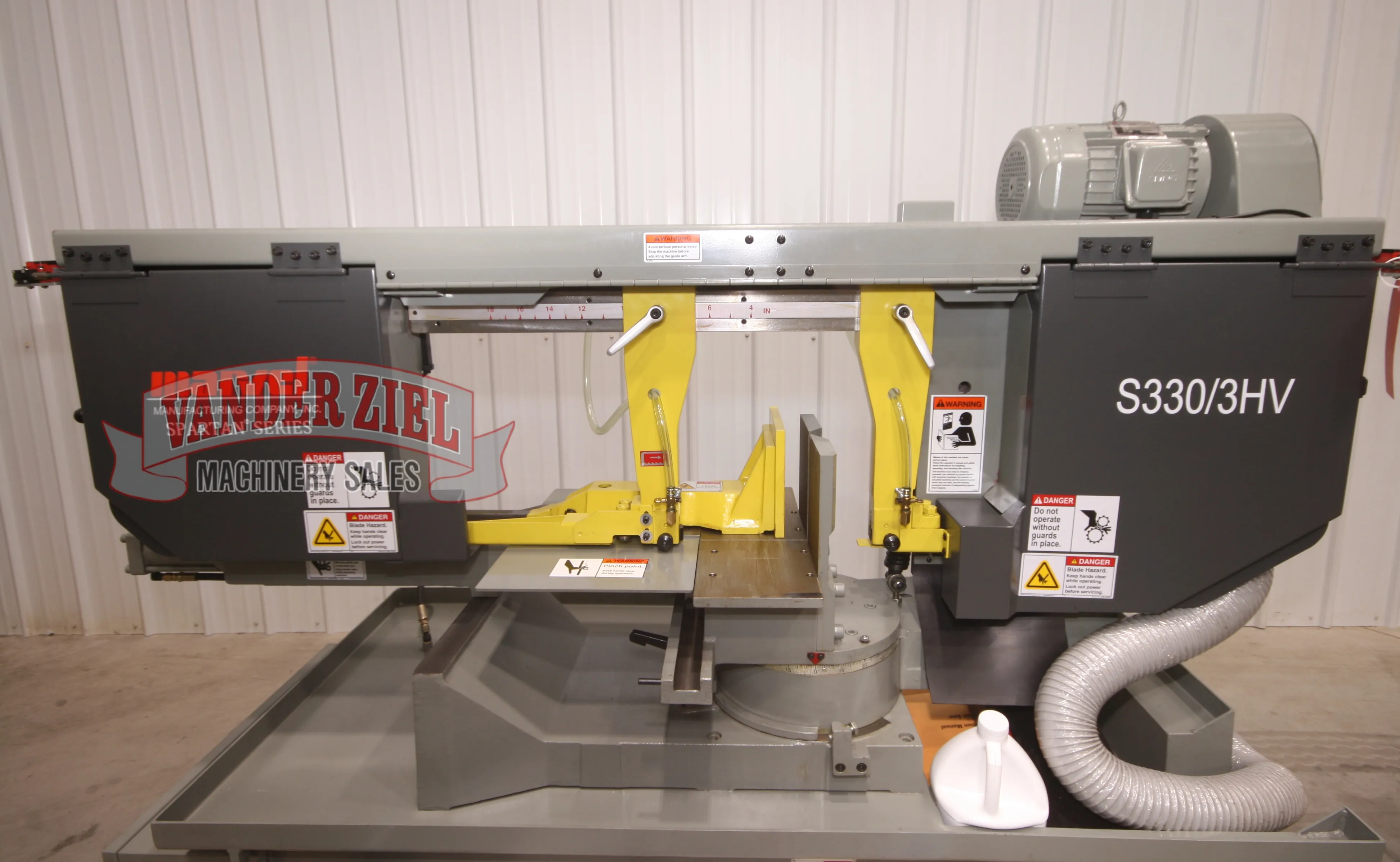 Amada Marvel Hercules 12" x 18" Horizontal Swivel Saw, Model S330/3-HV - NEW - Prefetch Image 33251