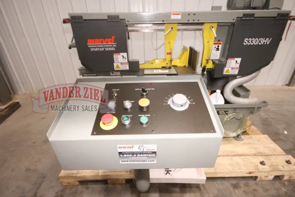 Amada Marvel Hercules 12" x 18" Horizontal Swivel Saw, Model S330/3-HV - NEW - Gallery Thumbnail 7