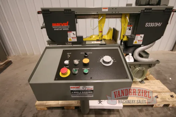 Amada Marvel Hercules 12" x 18" Horizontal Swivel Saw, Model S330/3-HV - NEW - Gallery Thumbnail 8