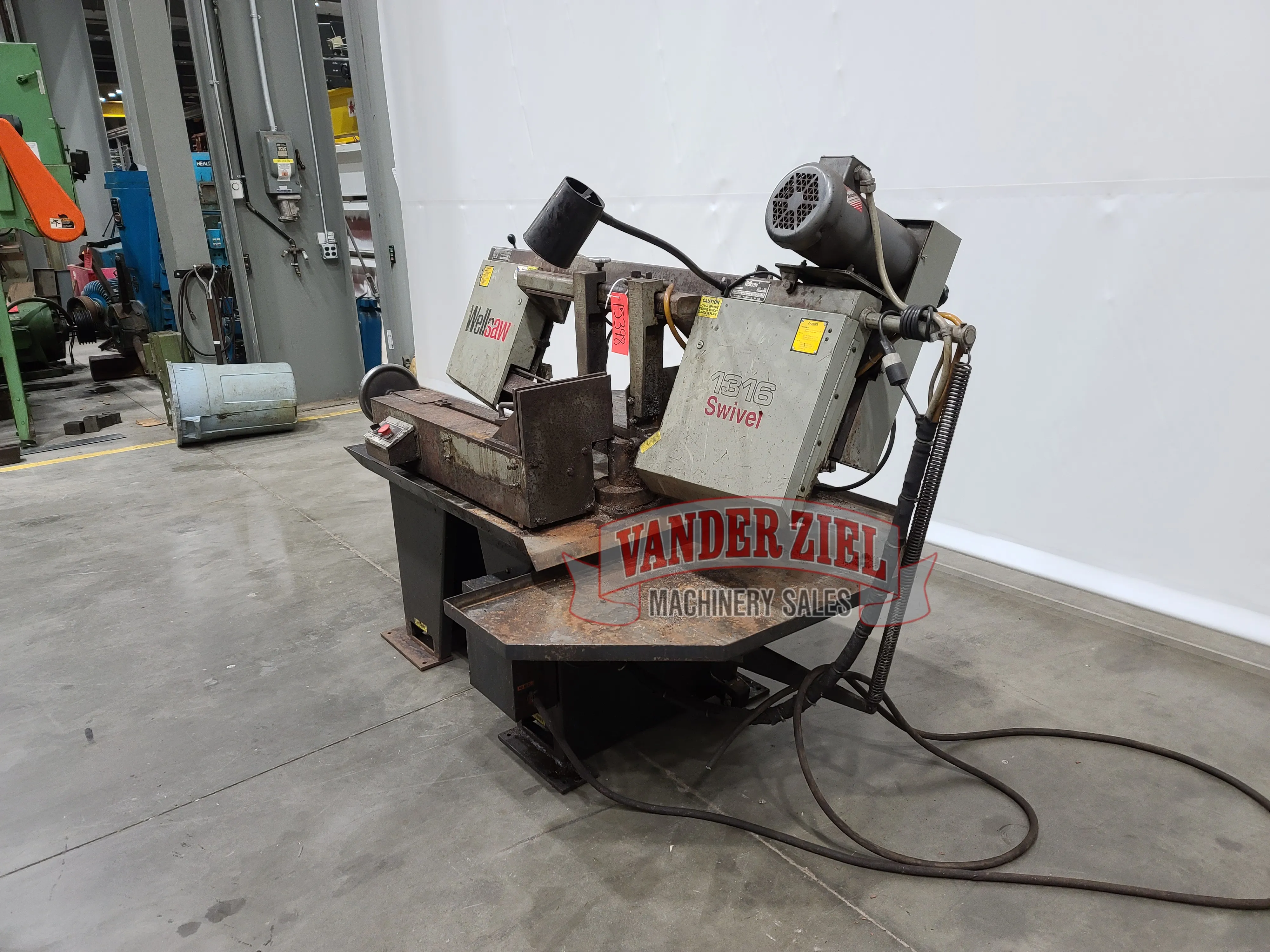Wellsaw 13” x 16” Horizontal Swivel Saw, Model 1316S - Prefetch Image 33355