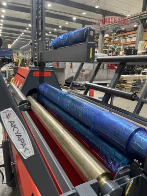 Akyapak 6' x 1/4" Plate Bending Roll, Model AHS 20/06 Top & Side Support - NEW - Gallery Thumbnail 8
