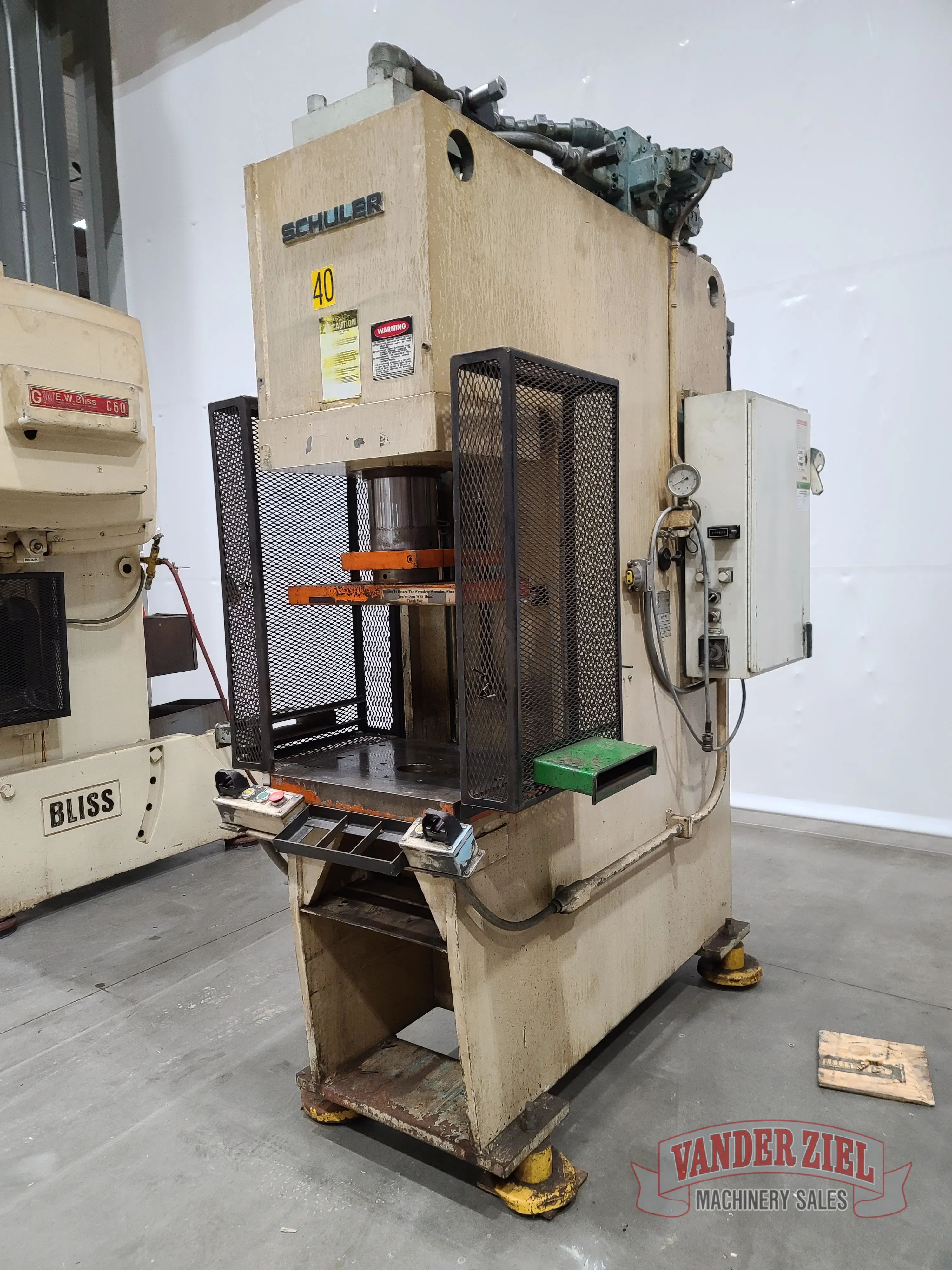 Schuler 30 Ton Hydraulic C-Frame Press, Model OGF-30 - Main Image 1