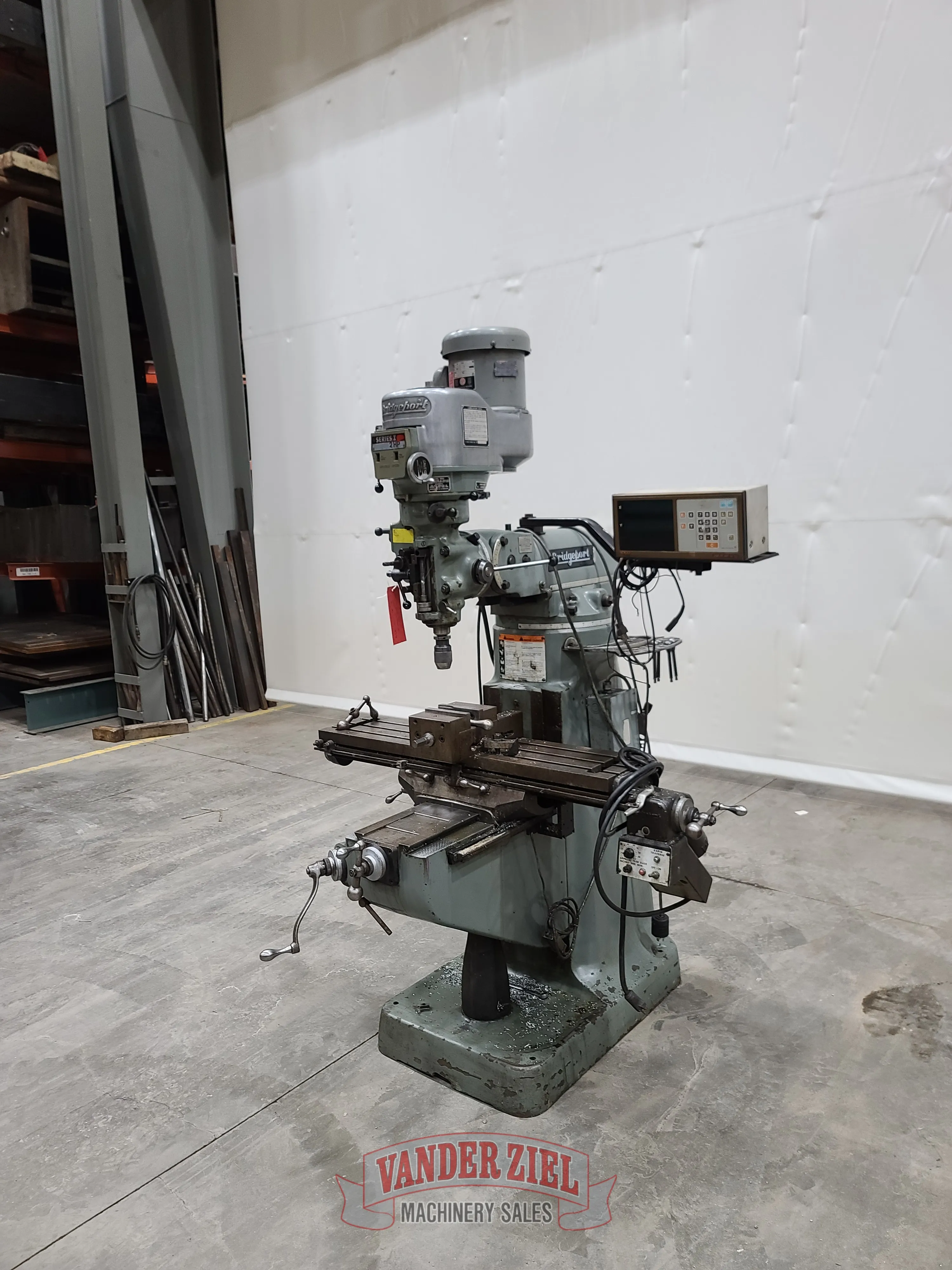 Bridgeport Series I Vertical Mill, 9" x 42" Table, 2 HP - Prefetch Image 34679