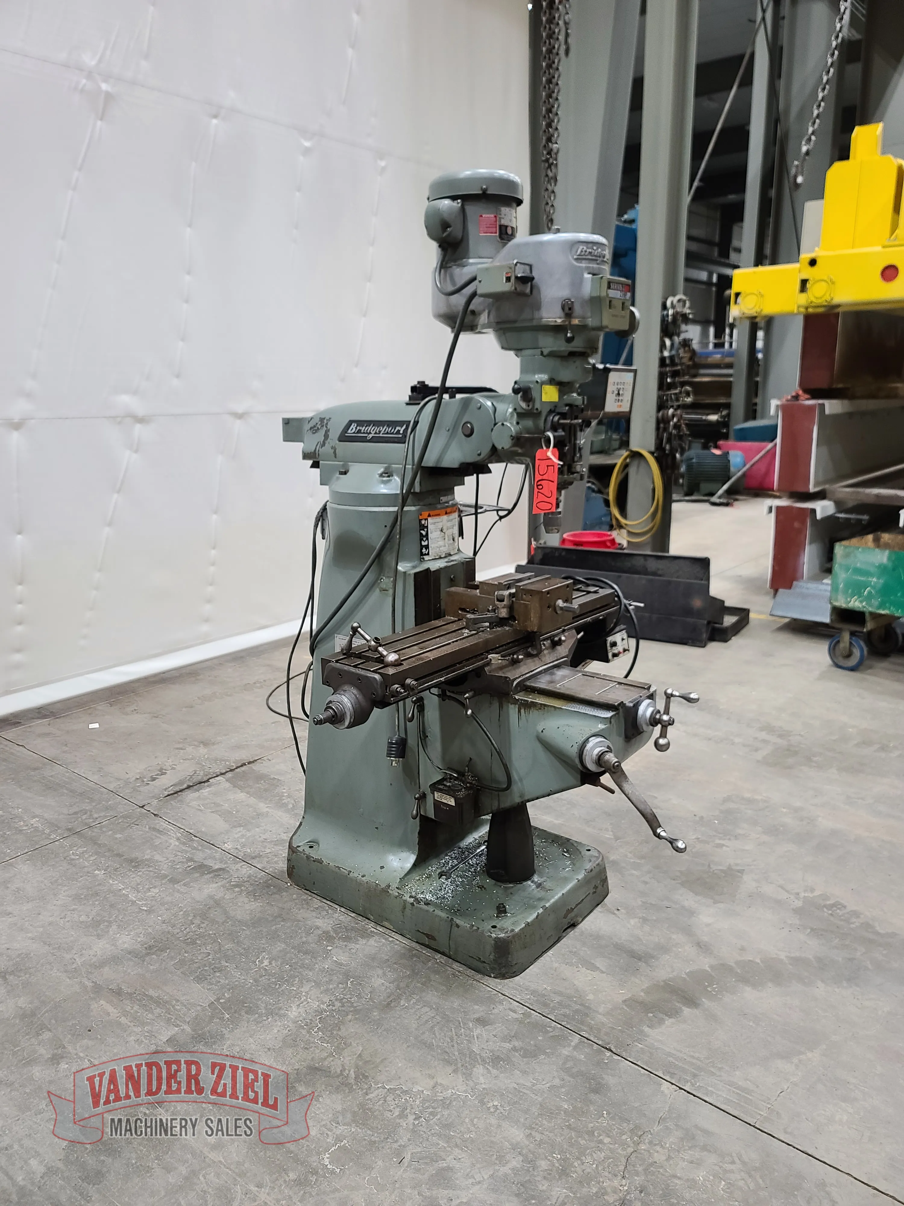 Bridgeport Series I Vertical Mill, 9" x 42" Table, 2 HP - Prefetch Image 34681