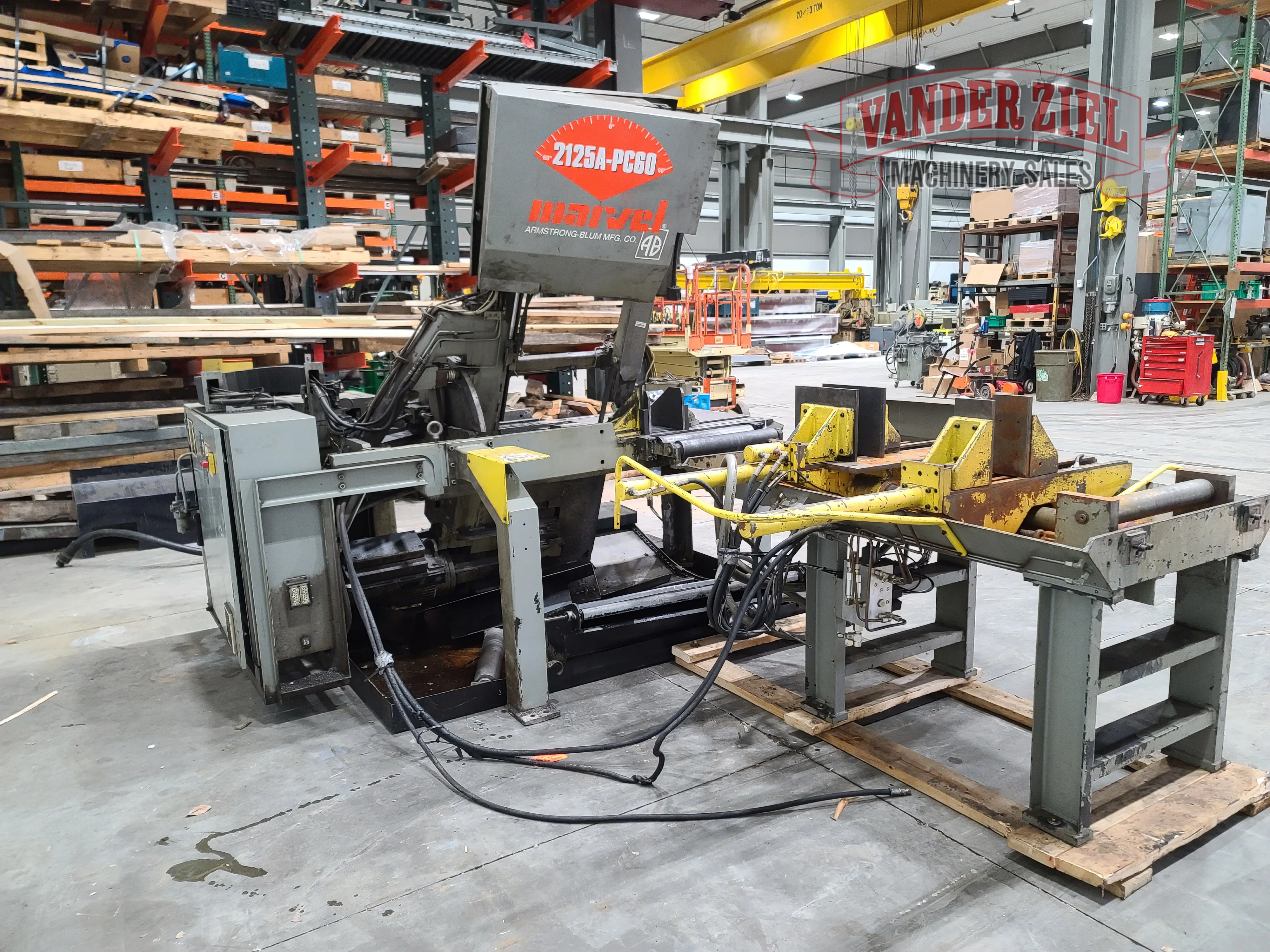 Marvel 20” x 25” Automatic Tilt Frame Saw, Model E2125A with Updated PCII+ Control - Prefetch Image 34780