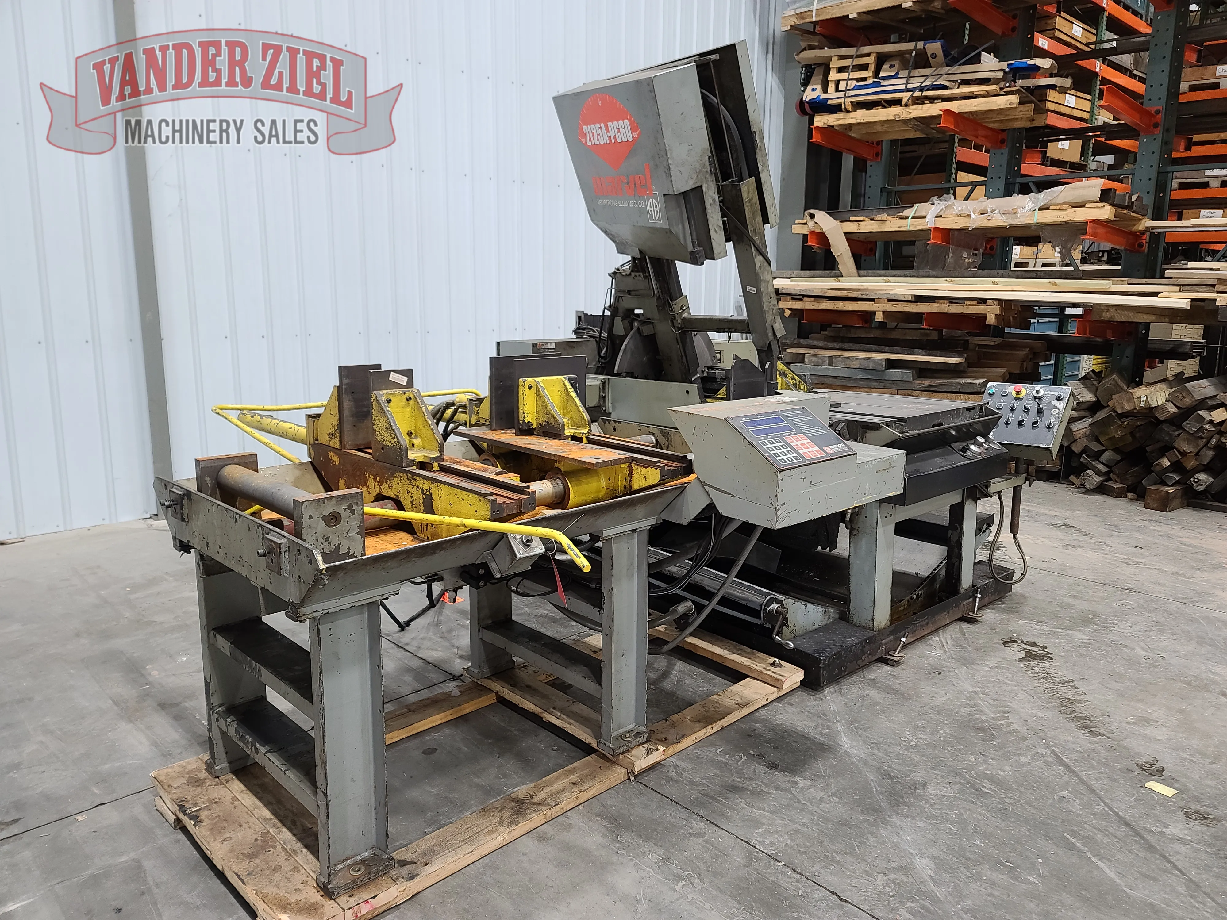Marvel 20” x 25” Automatic Tilt Frame Saw, Model E2125A with Updated PCII+ Control - Prefetch Image 34781