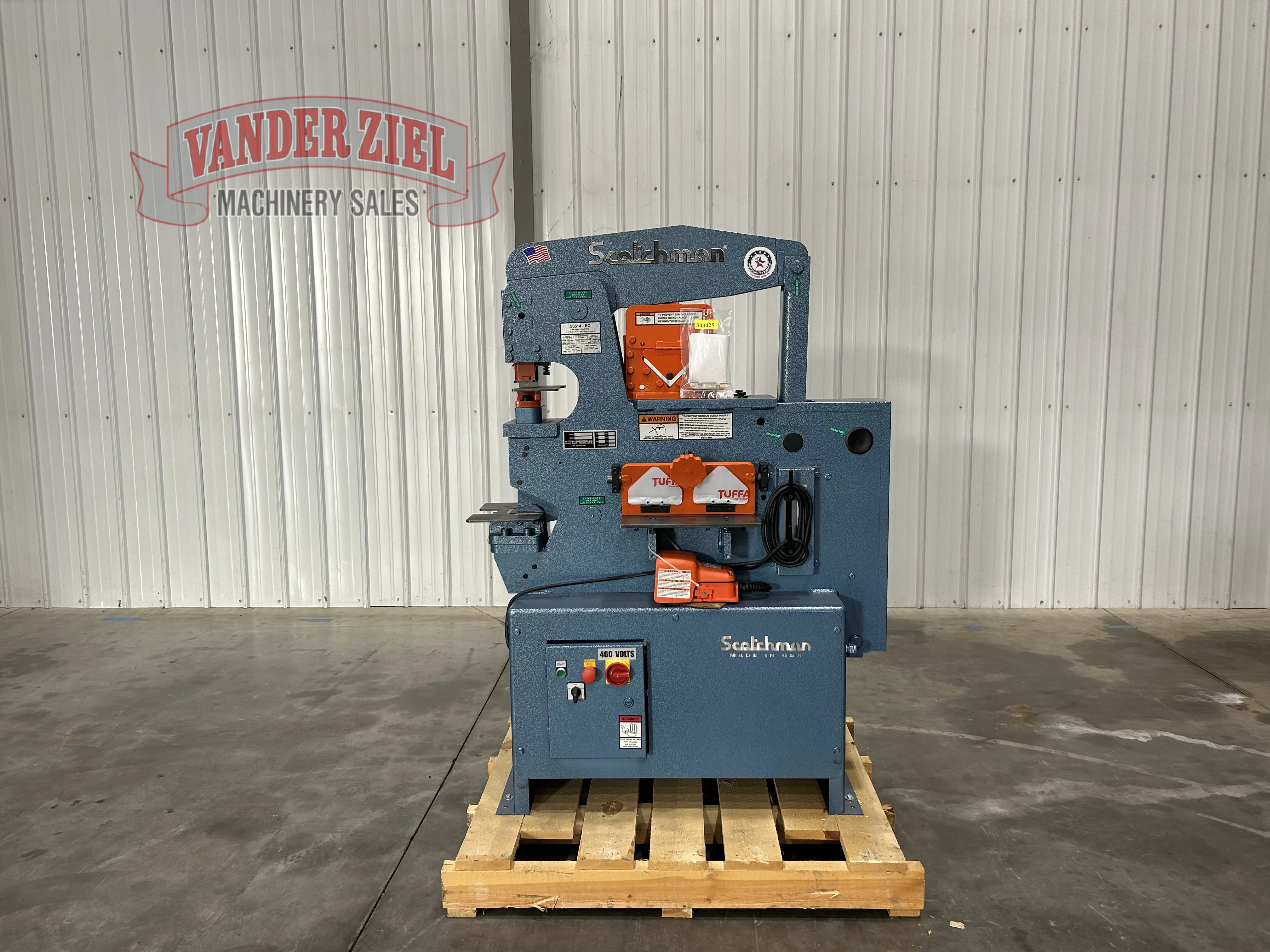 Scotchman 50 Ton Ironworker, Model 50514-EC with LED Lighting, 480 Volt / 3 Phase - Prefetch Image 34838