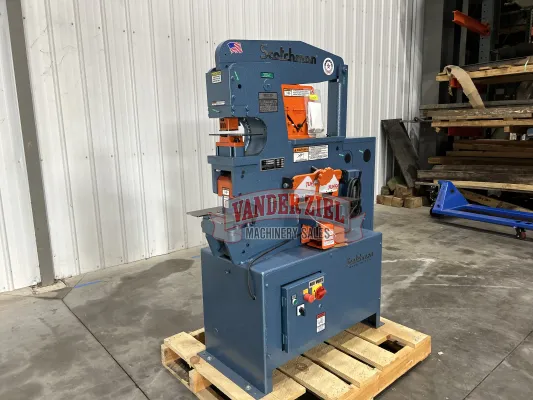 Scotchman 50 Ton Ironworker, Model 50514-EC with LED Lighting, 480 Volt / 3 Phase - Gallery Thumbnail 3